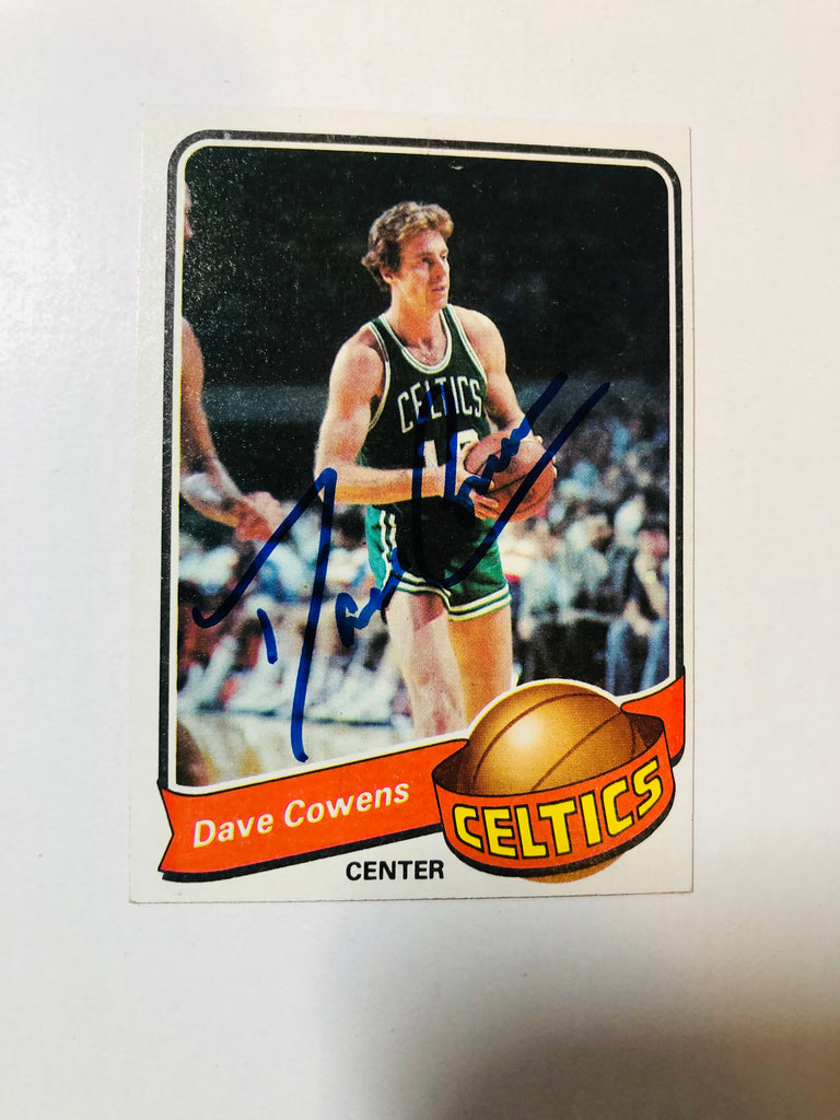 Dave Cowens Boston Celtics basketball autograph card with COA
