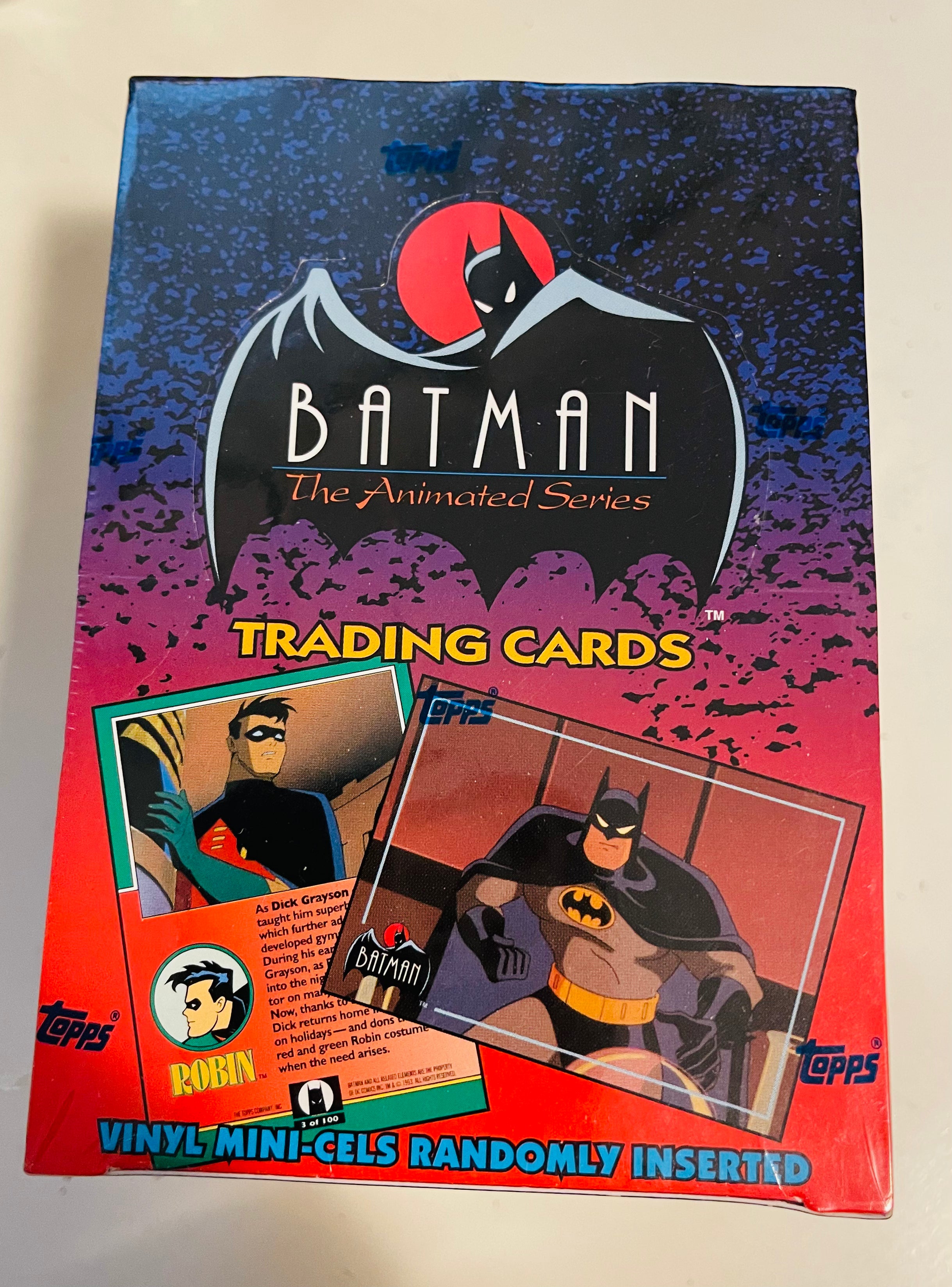 Batman Animated series 36 packs factory sealed rare box 1993