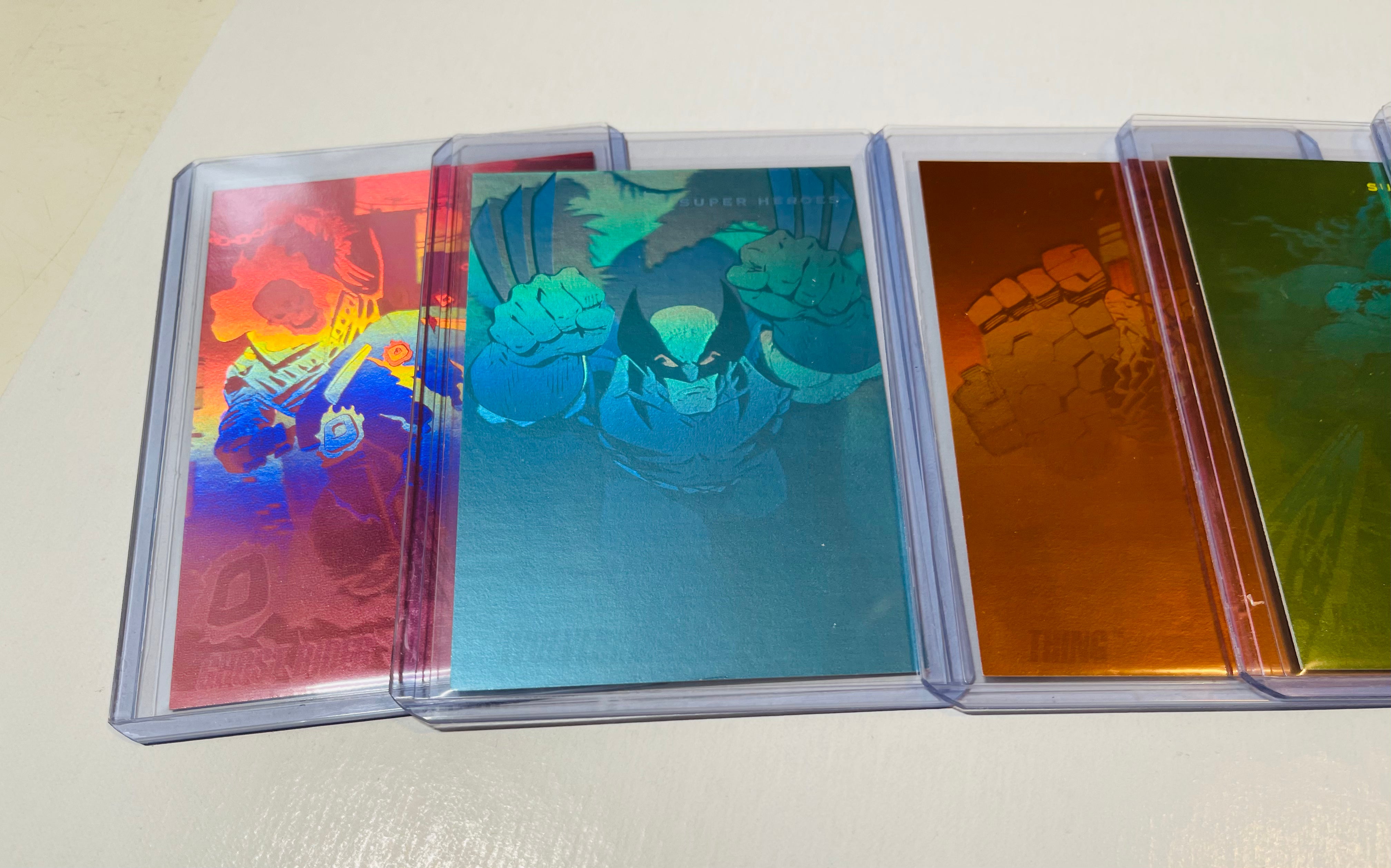 Marvel Universe series 3 rare hologram insert set 1993