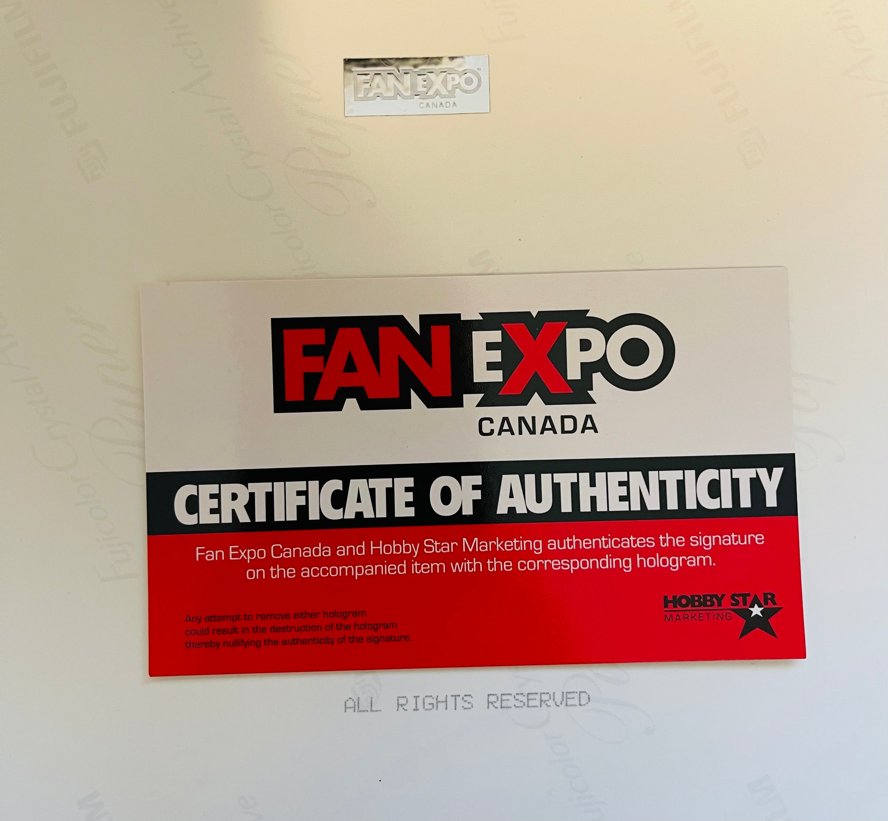 Night of the Living Dead George Romero rare signed photo with Fanexpo COA