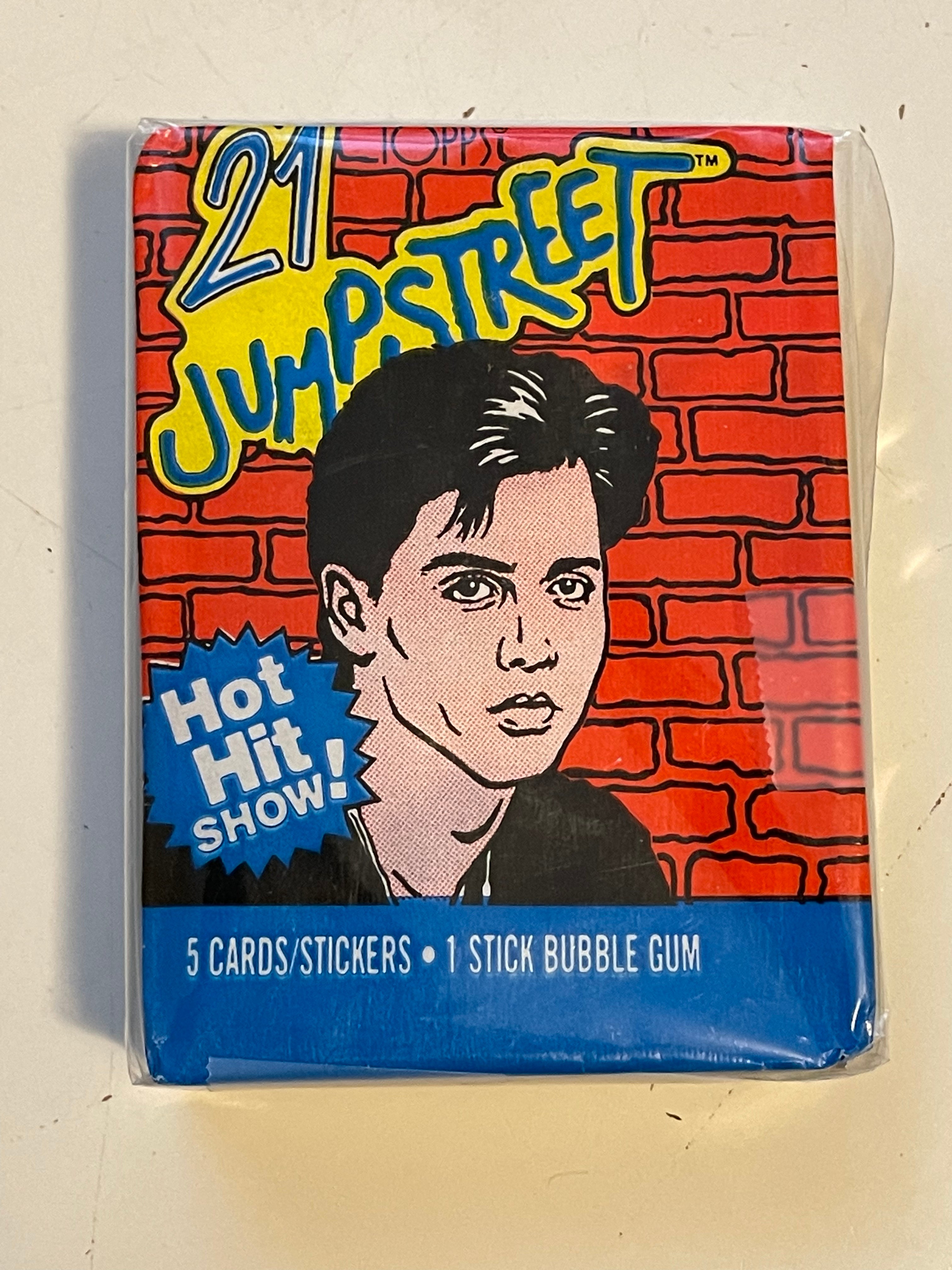 21 Jump street Trading cards set with wrapper 1987-88