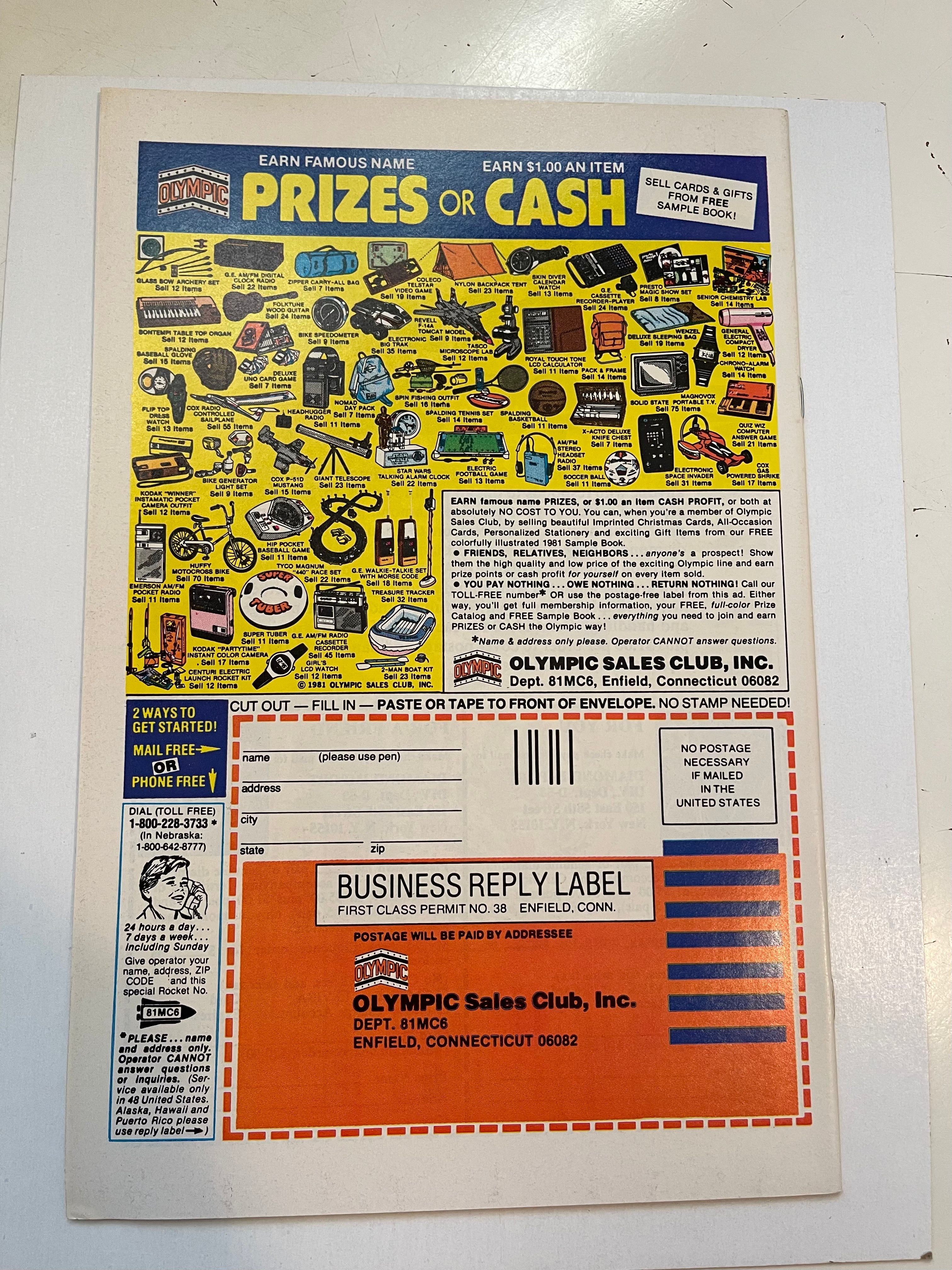 Raiders of the Lost Ark movie #1 comic book