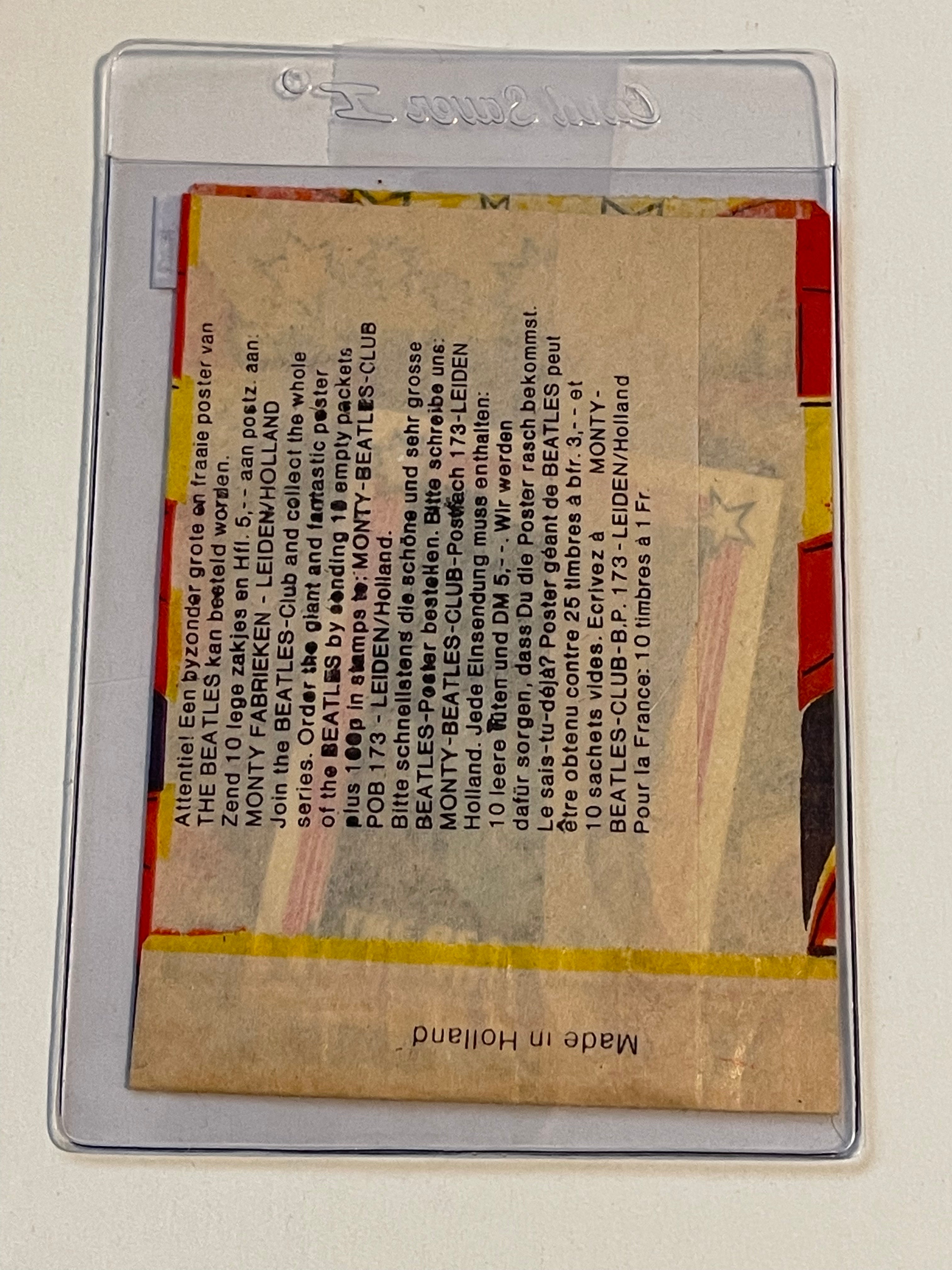 Beatles story cards rare pack 1977