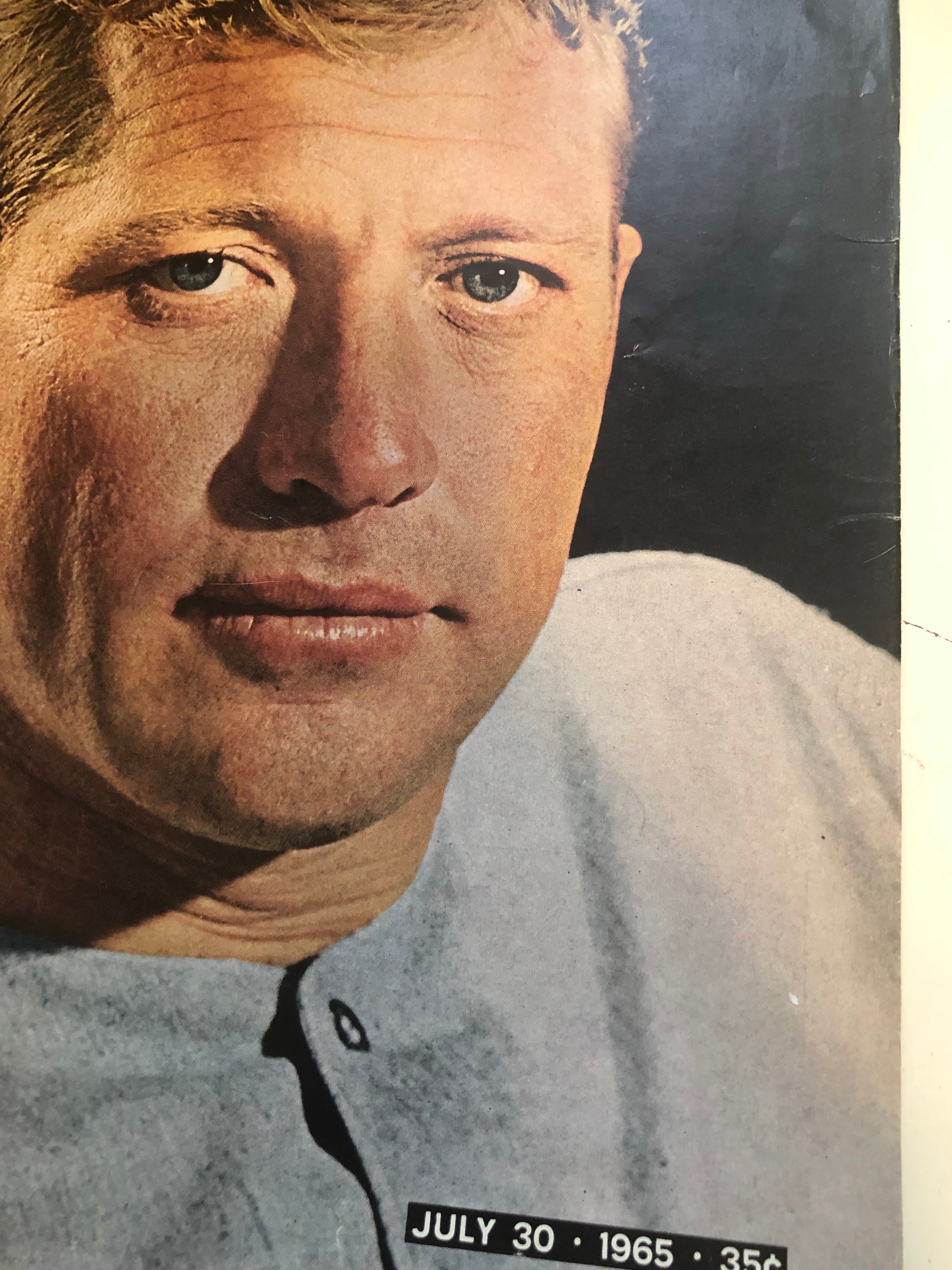 Mickey Mantle rare life magazine July 1965