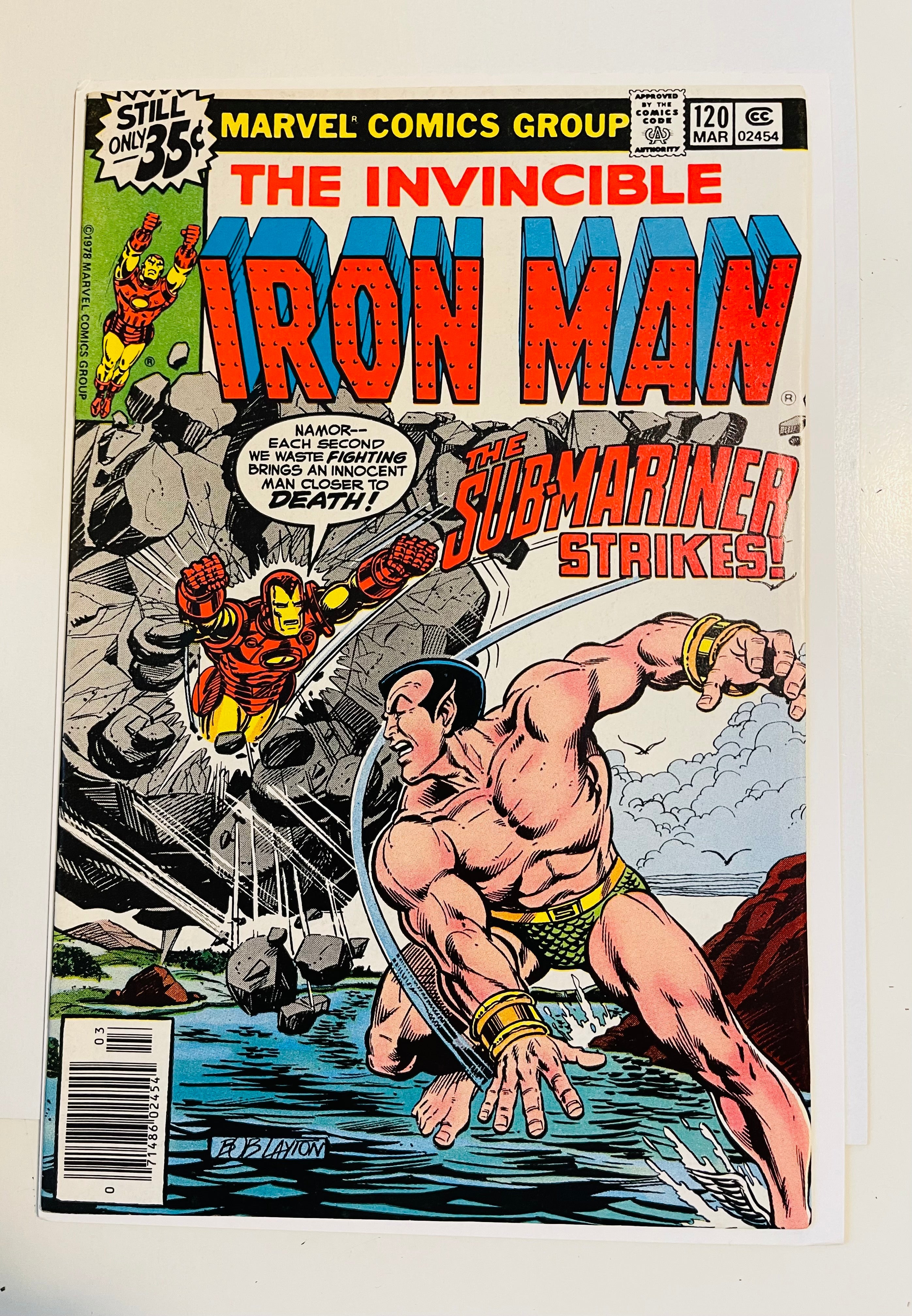Iron Man #120 high grade condition key comic book