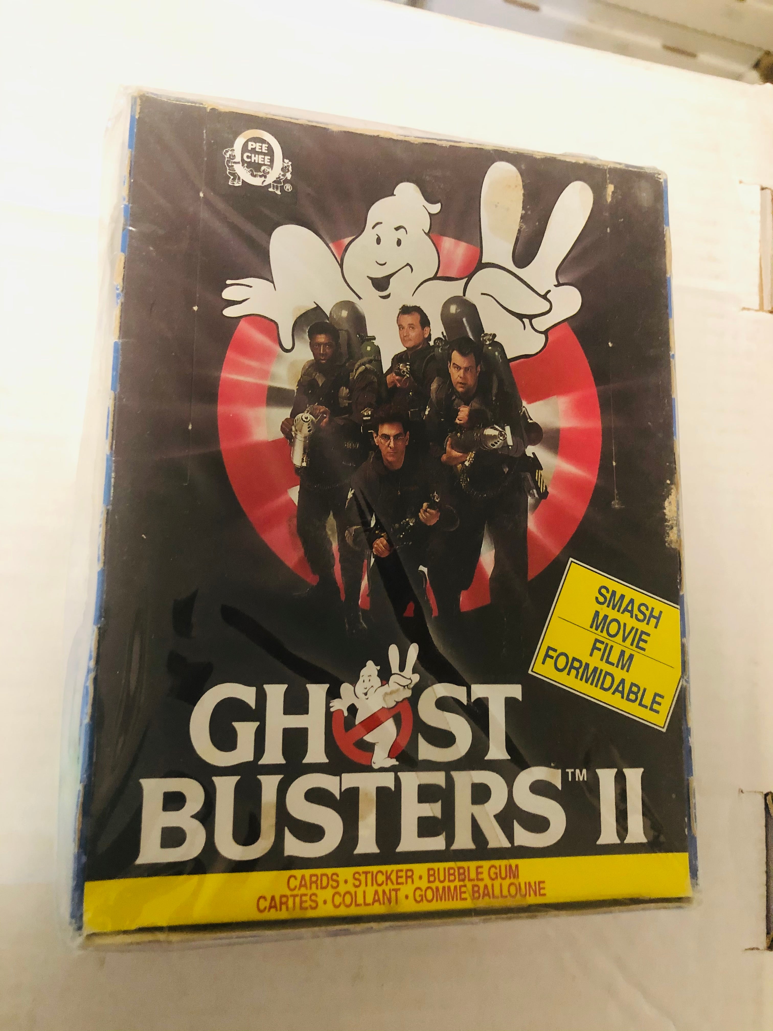 1989 Ghostbusters II Movie Trading Card Wax Box 36 Packs Topps