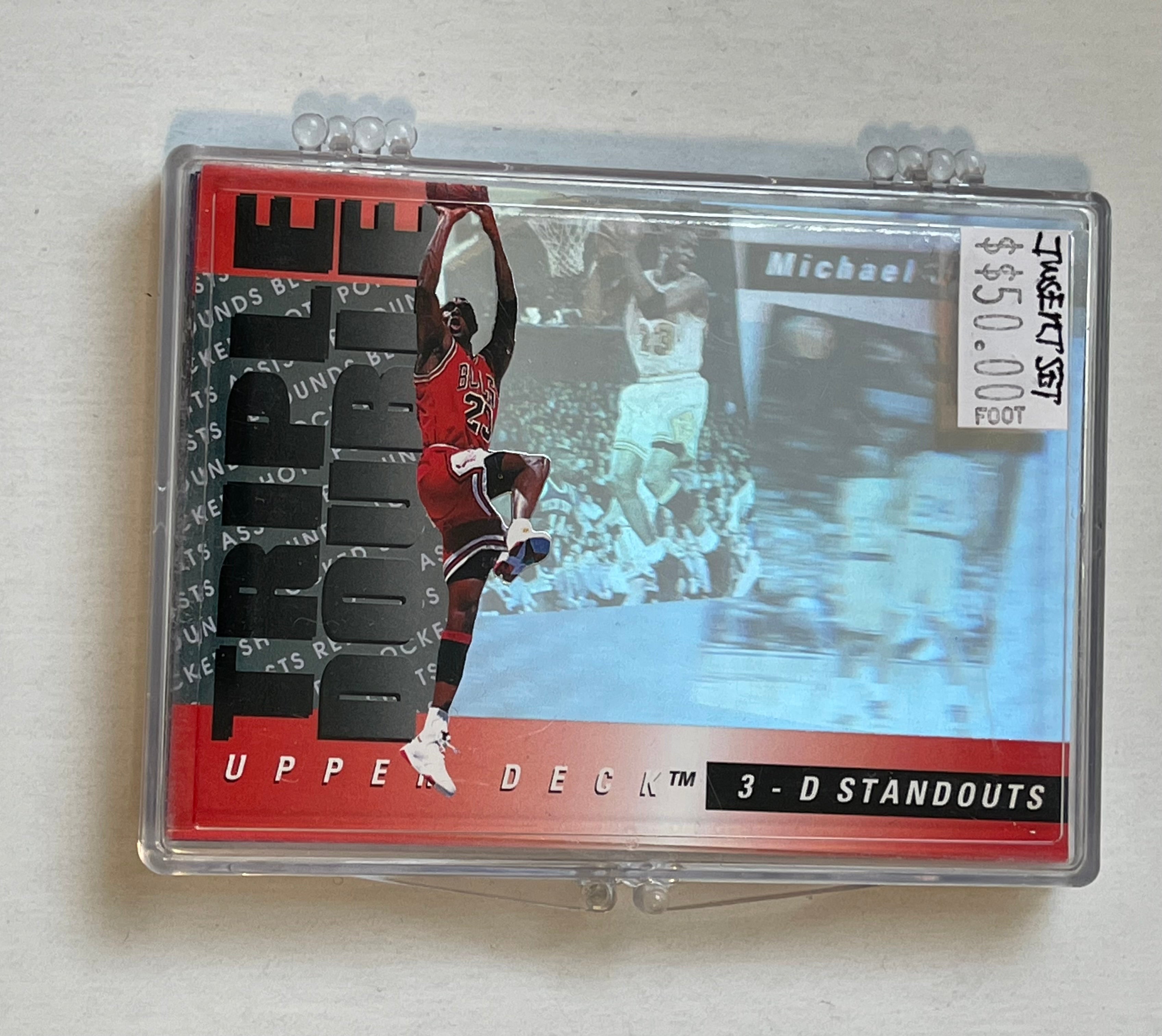 Michael Jordan Upper Deck 3D stand outs hologram insert set 1993