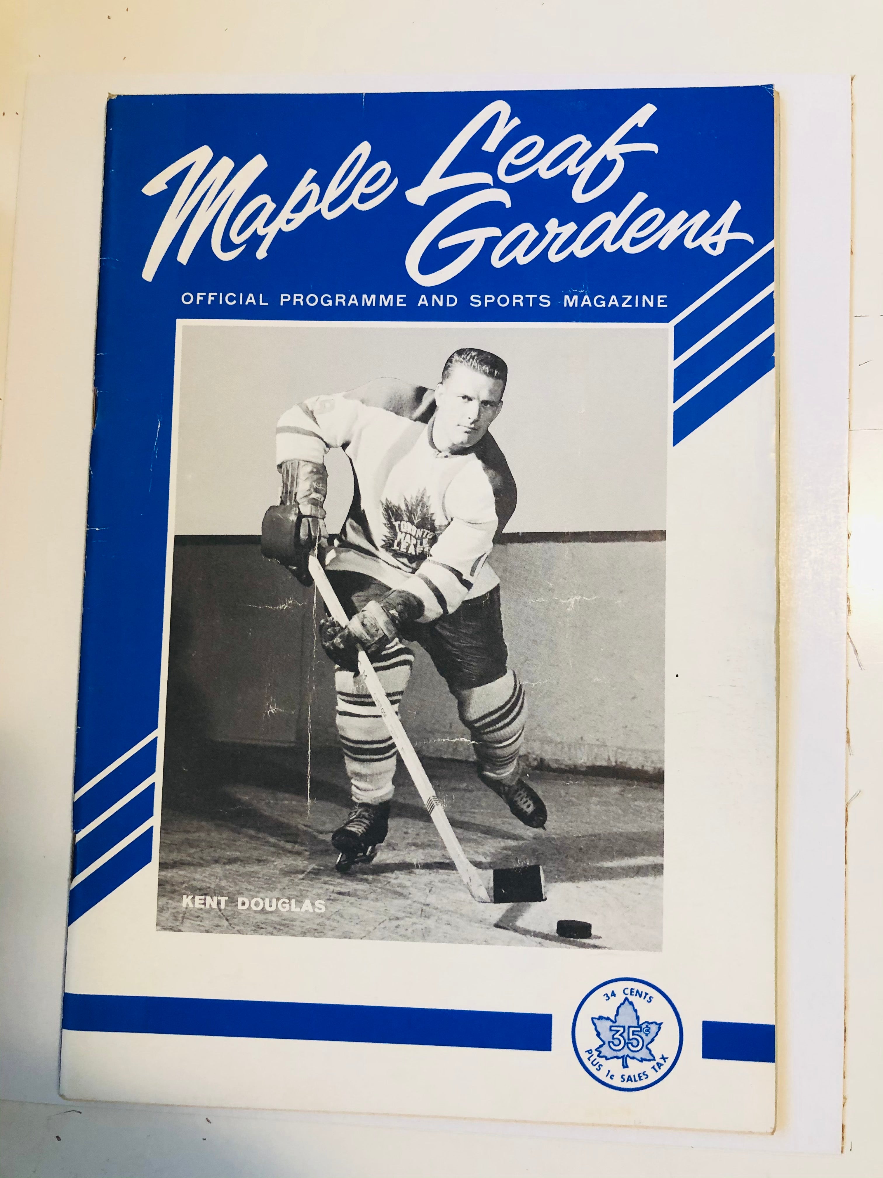 Toronto Maple Leafs hockey game program Dec.4,1963