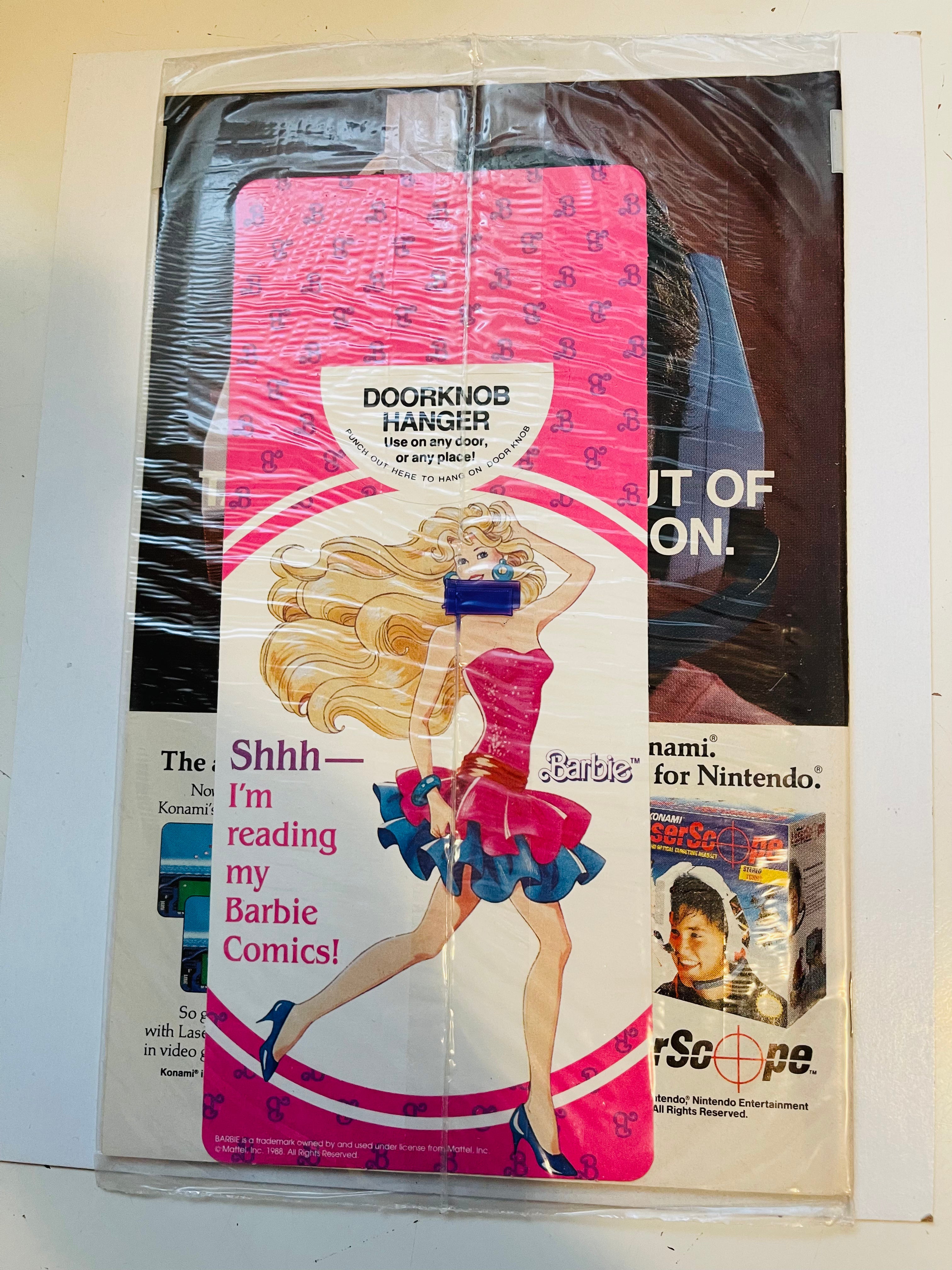 Barbie #1 factory sealed comic with door hanger
