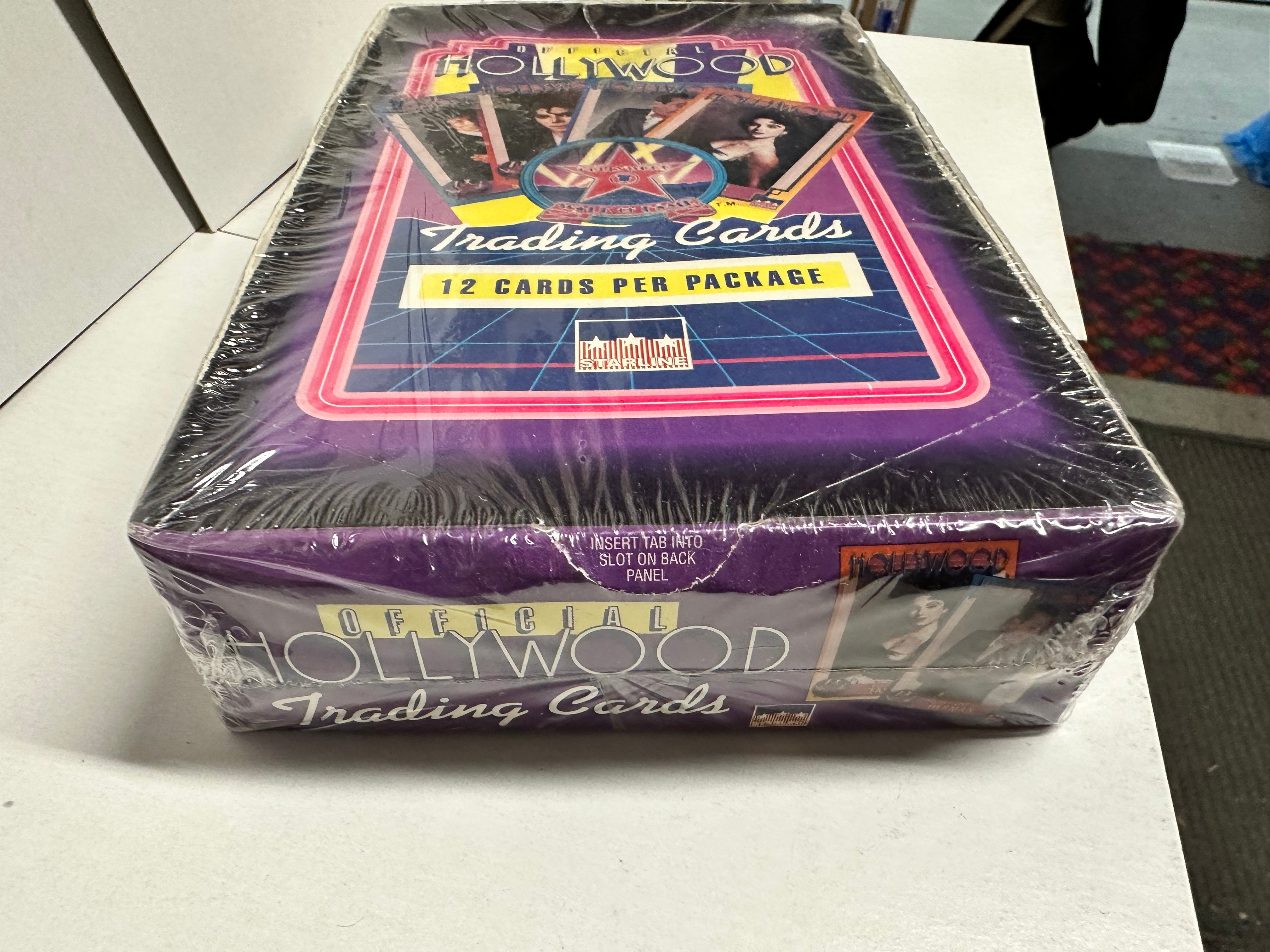 Hollywood Walk of Fame cards 36 packs box 1992