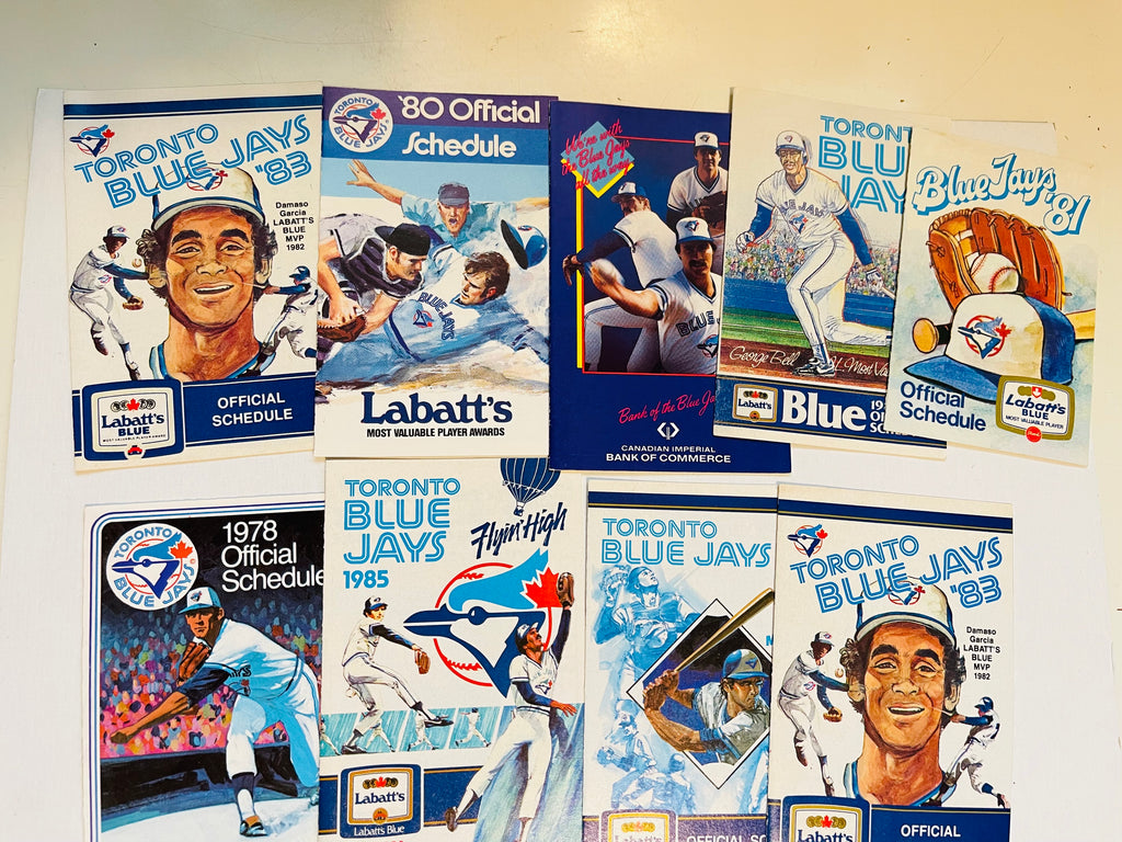 Dunedin Blue Jays Vintage Circa 1990 Team Logo Baseball Pocket Schedule