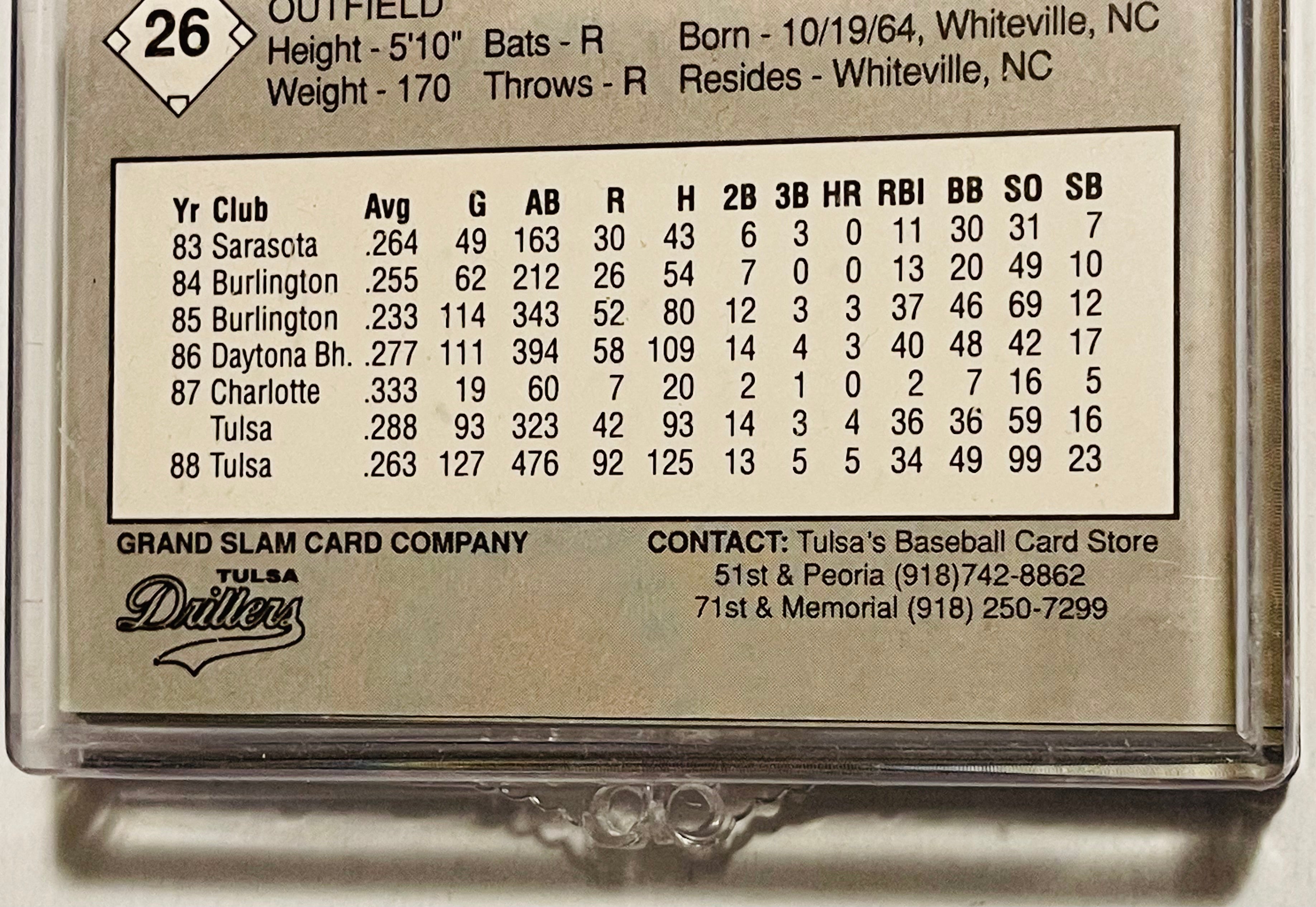 Sammy Sosa Tulsa Drillers rare minor league baseball set 1989