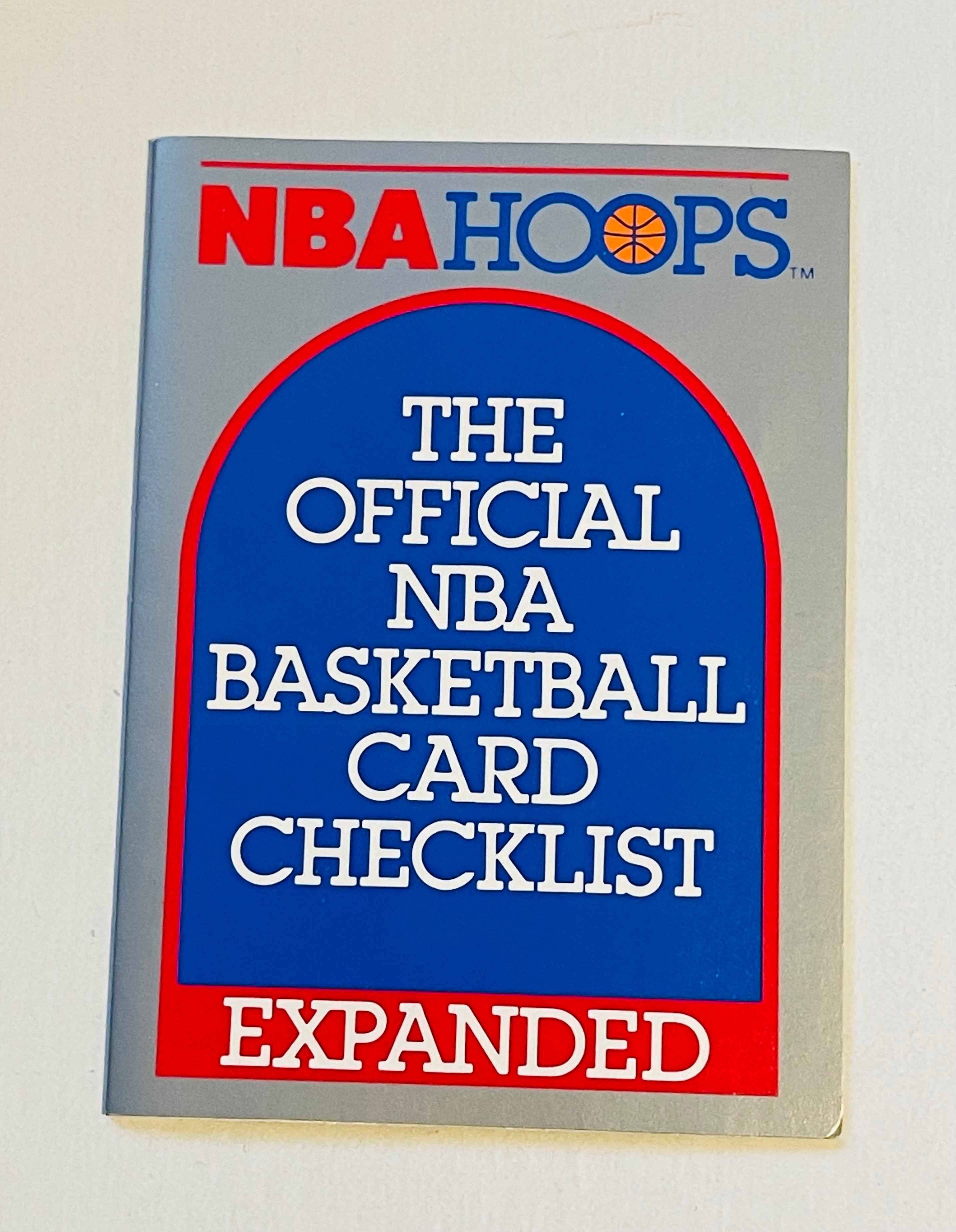 Hoops basketball rare expanded series 2 redemption checklist 1989