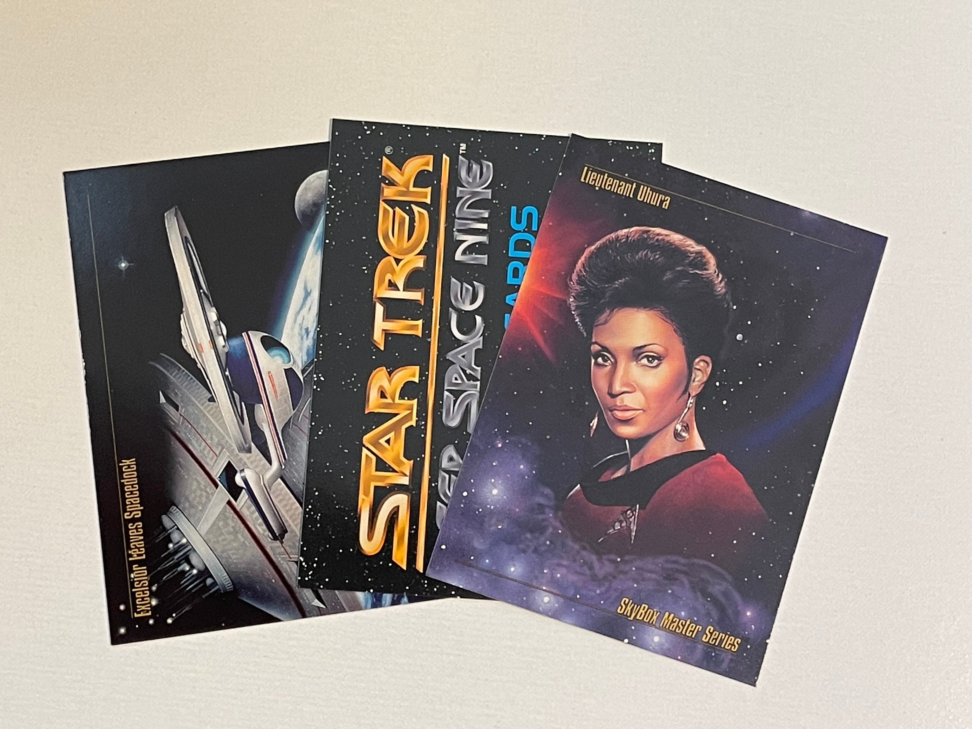 Star Trek Skybox 3 rare cards promo set 1993