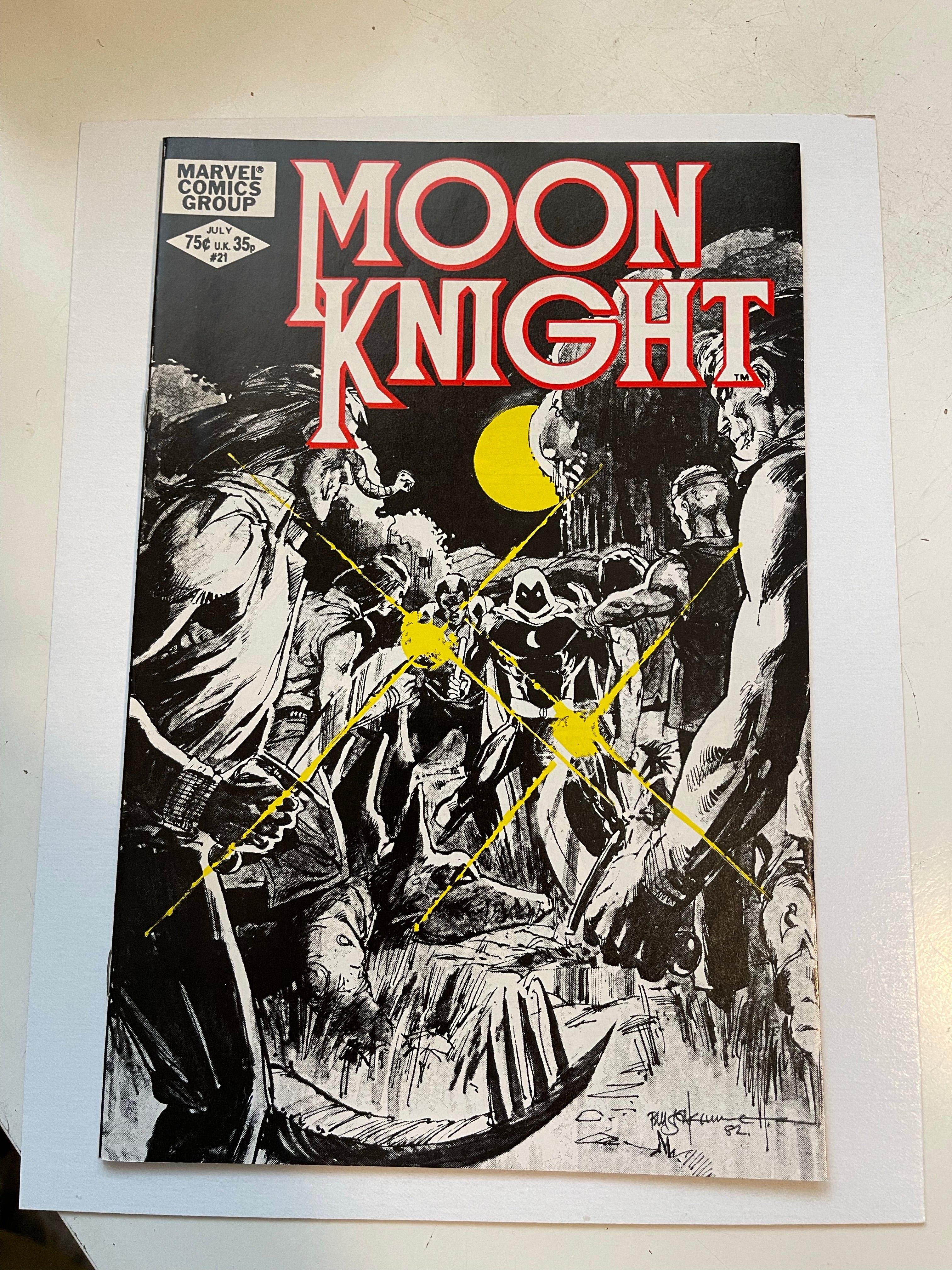 Moon Knight #21 high grade comic book