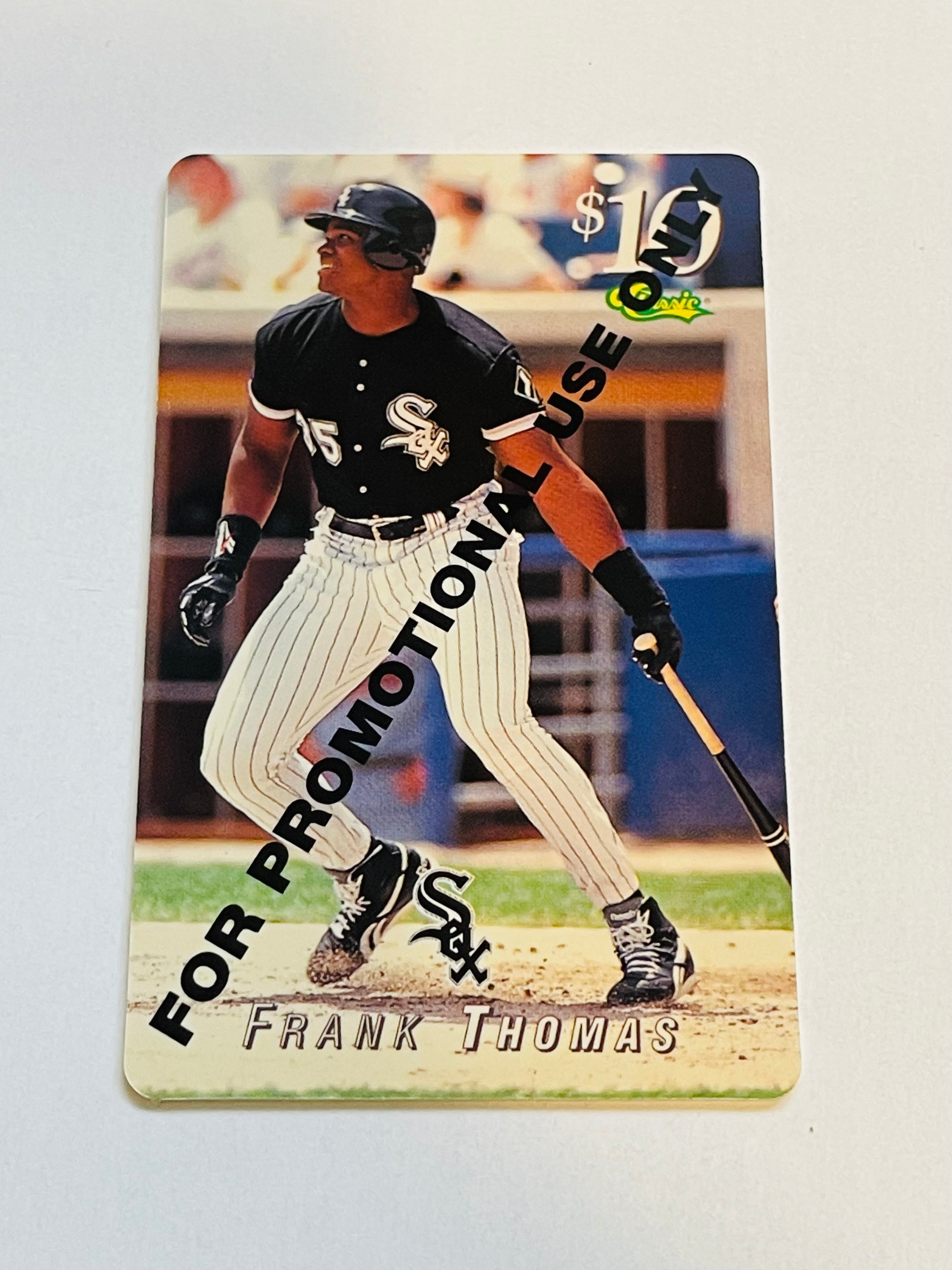 Frank Thomas classic baseball rare promo phone card 1990 Frank Thomas classic baseball rare promo phone card 1990