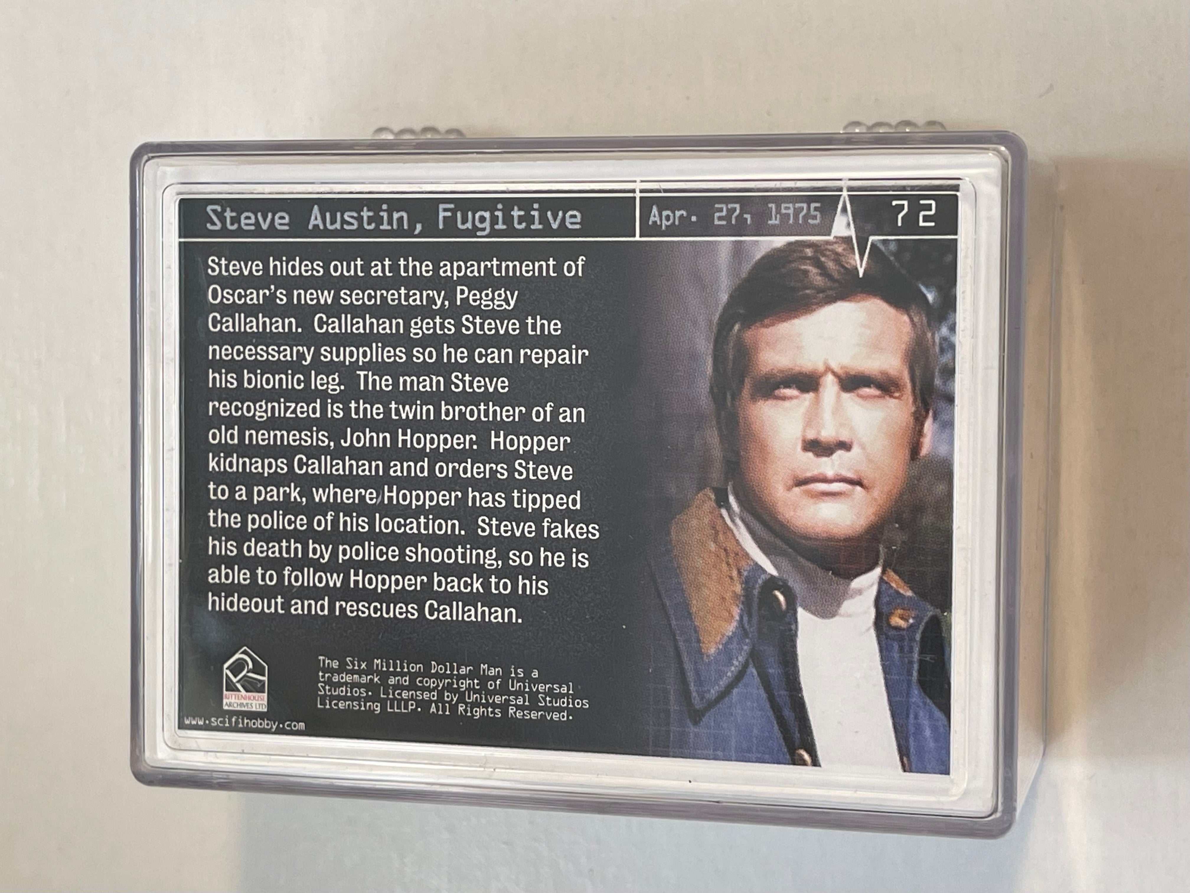 Six Million Dollar Man cards set 2004