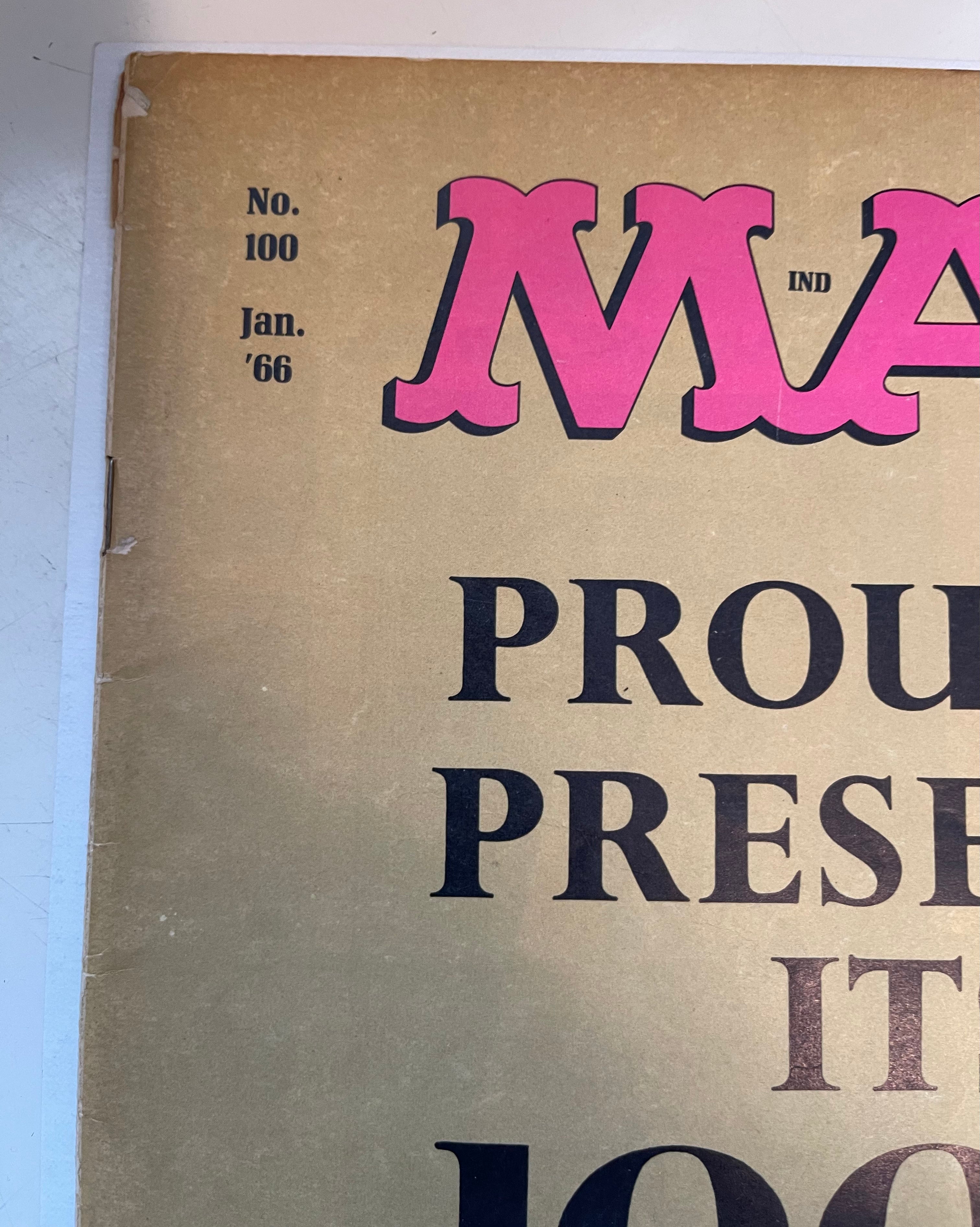 Mad Magazine #100 vintage magazine 1966