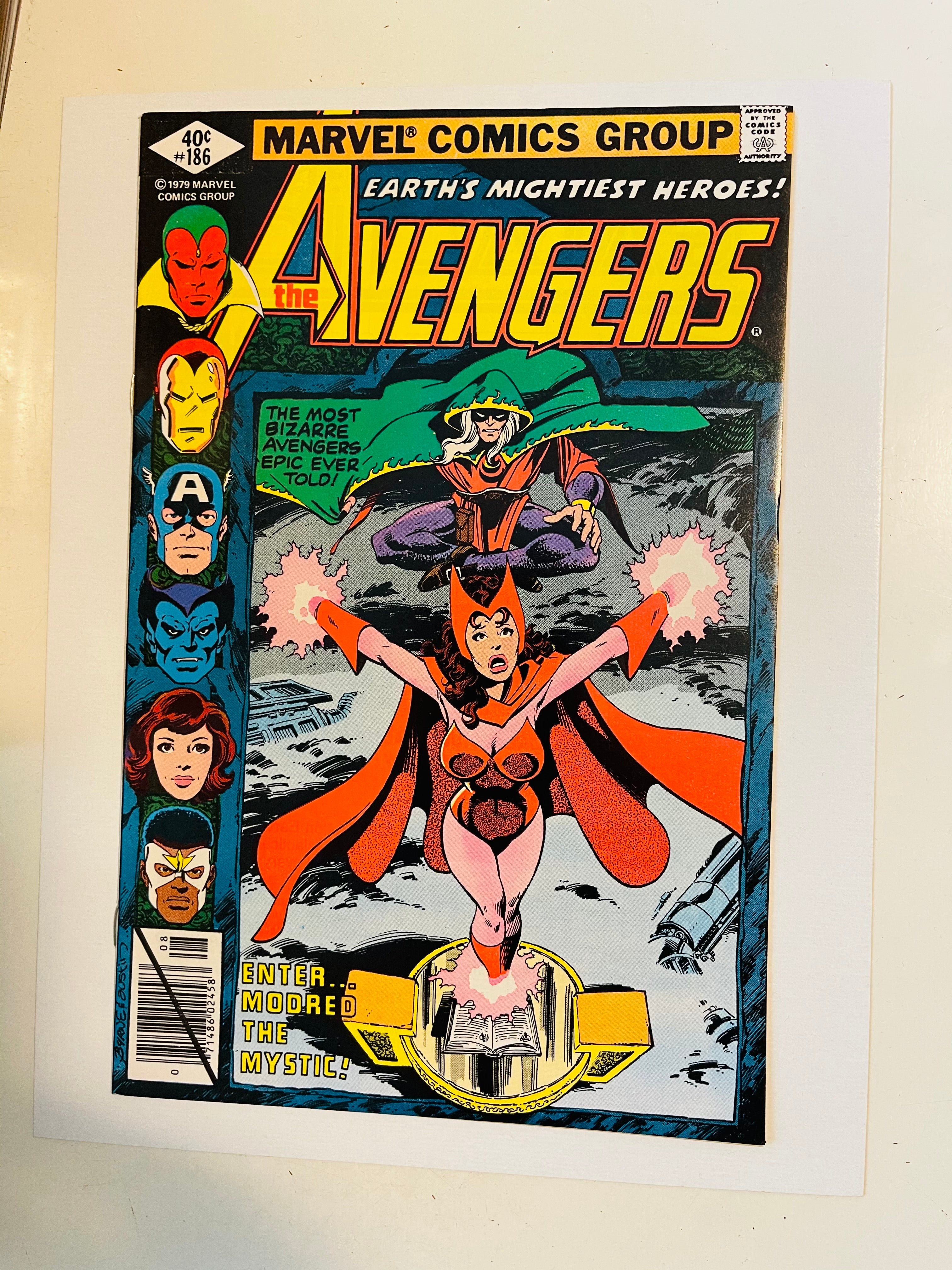 Avengers #186 Vf/NM high grade comic book