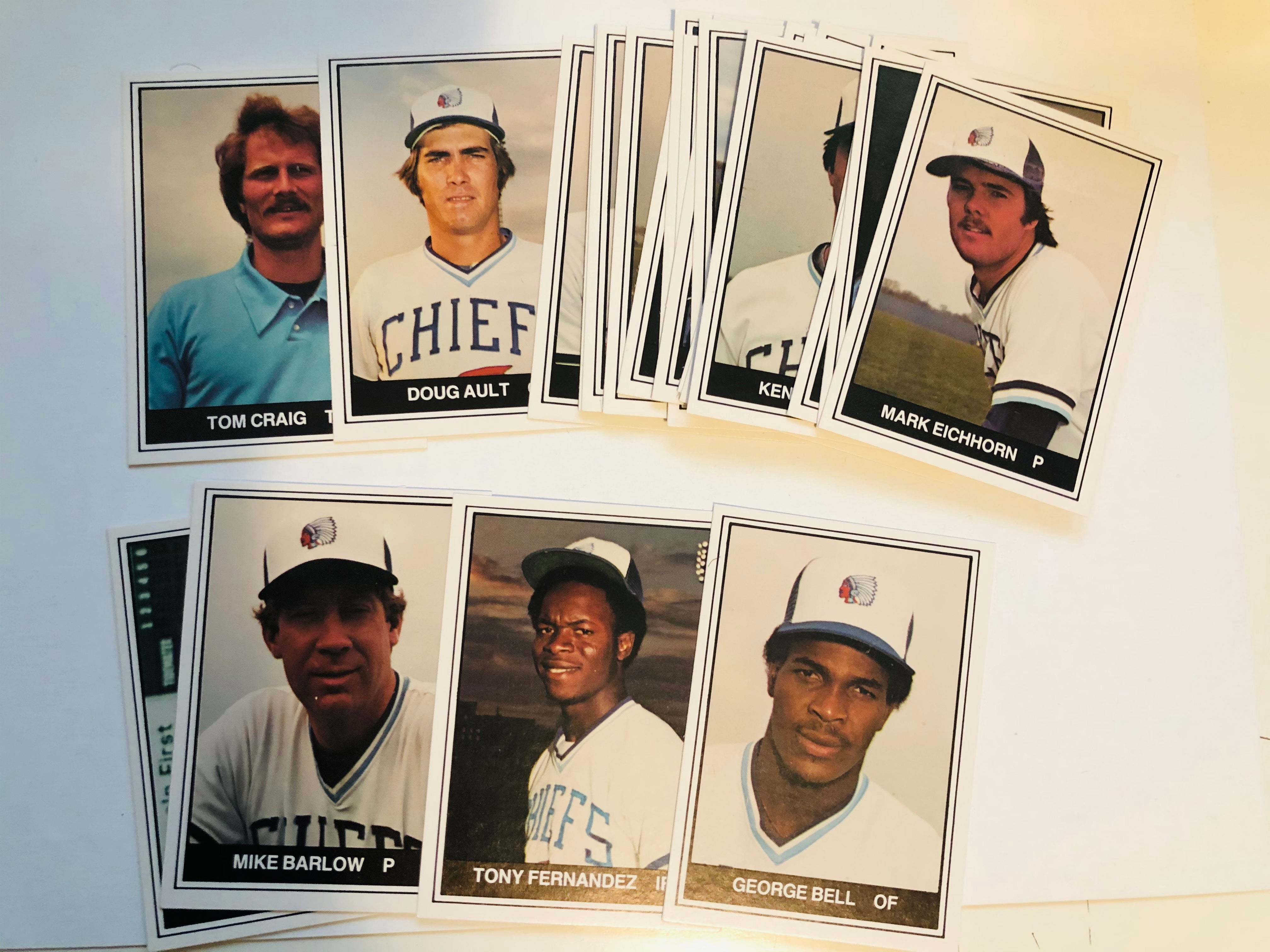 rare blue jays baseball cards Toronto Blue Jays rare Syracuse chiefs team set 1982