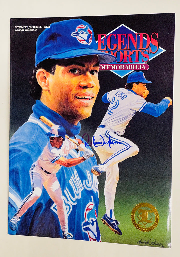 Roberto Alomar Autographed 8X10 Toronto Blue Jays (Throwing Ball