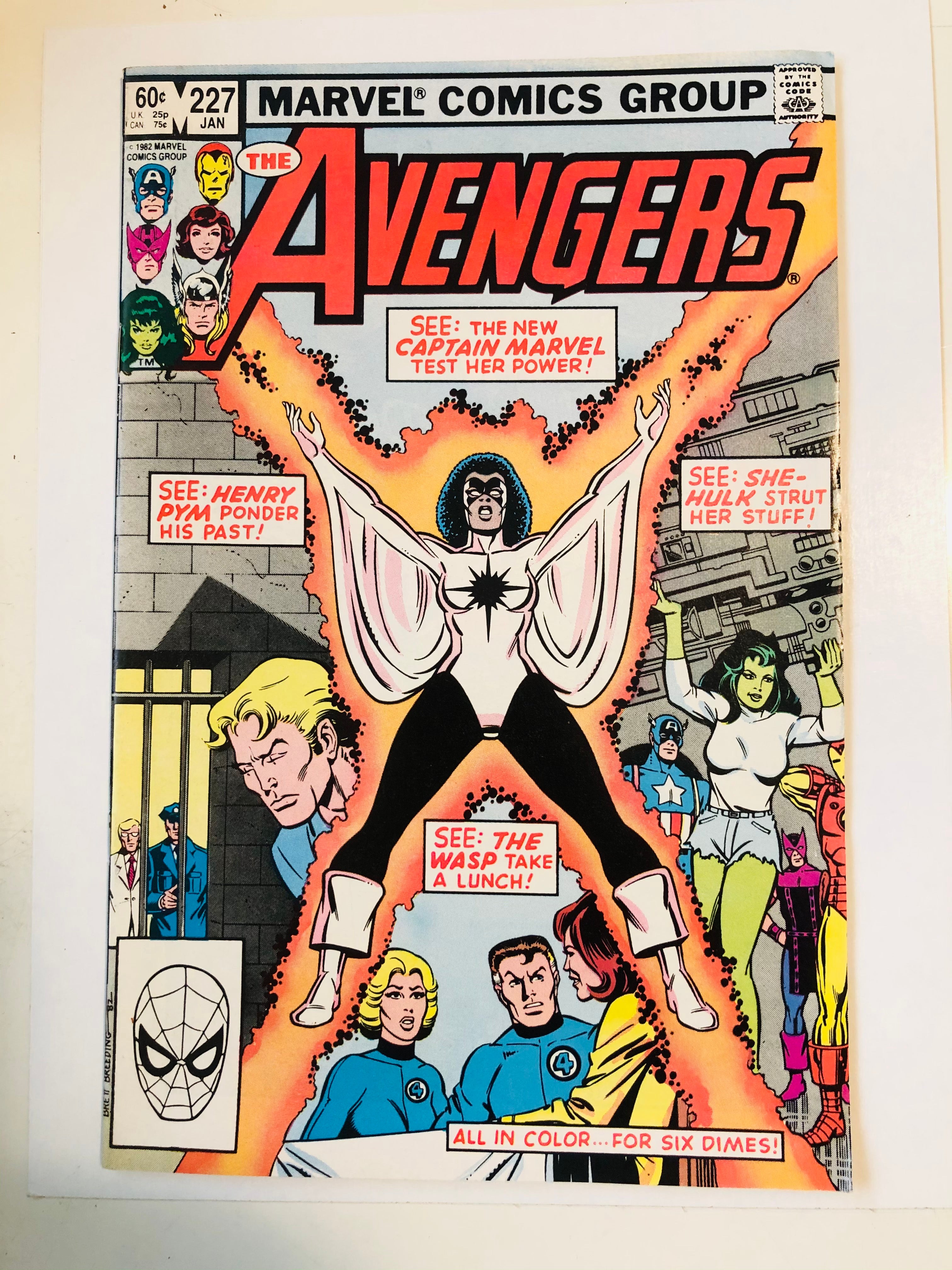Avengers VF or better key comic book #227