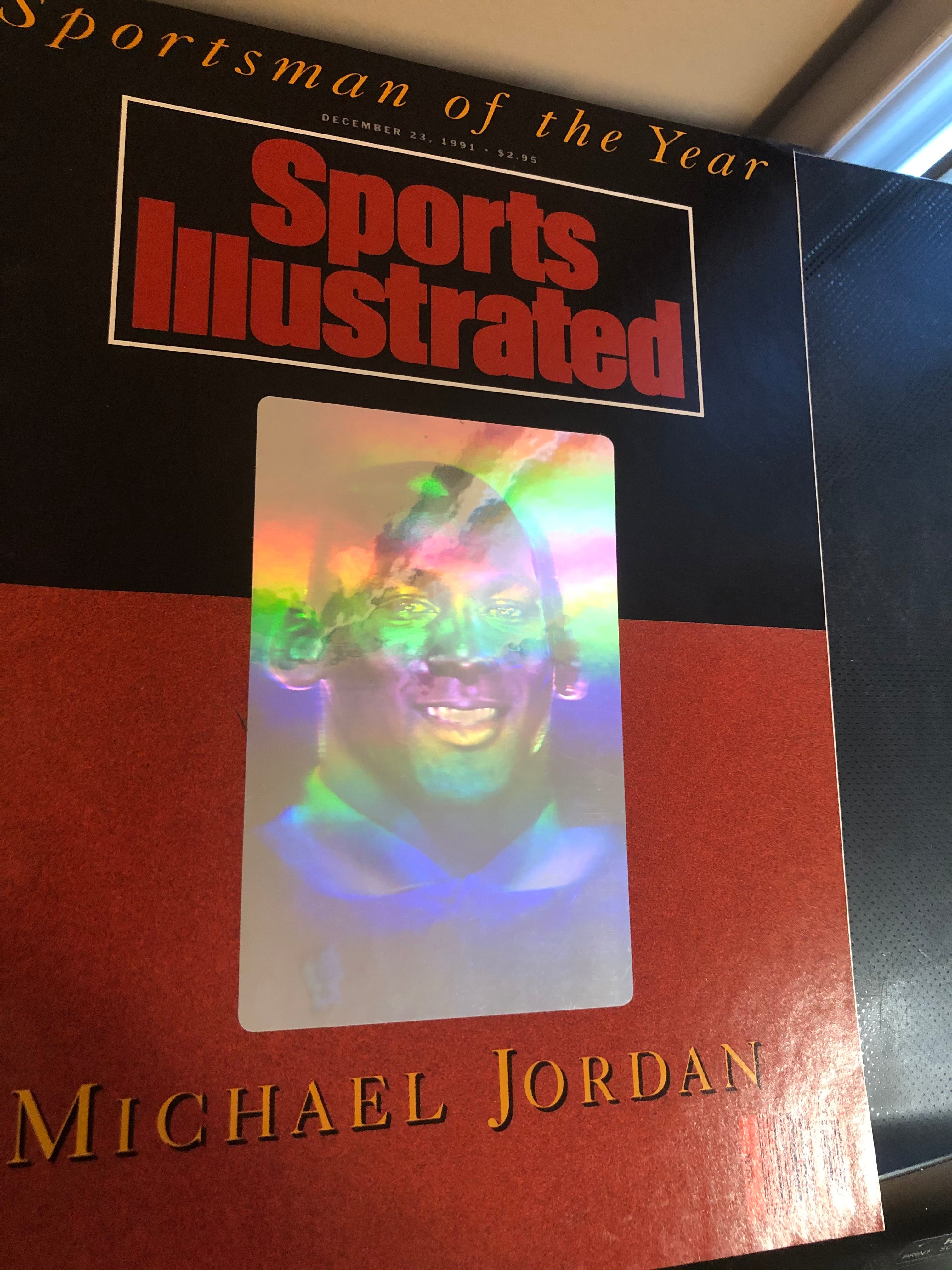 Michael Jordan SI special issue with hologram cover 1991