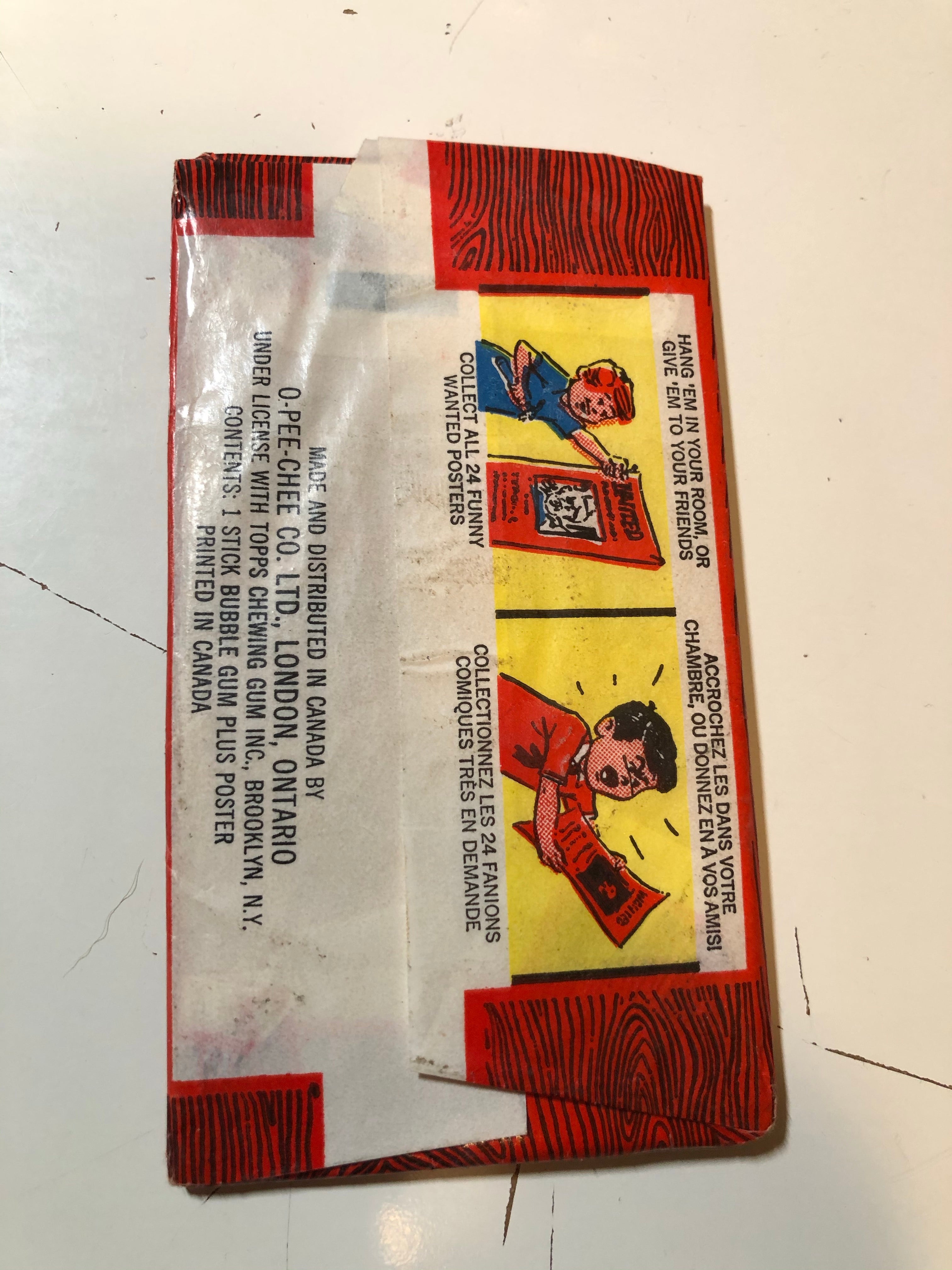 1967 Wanted posters unopened pack