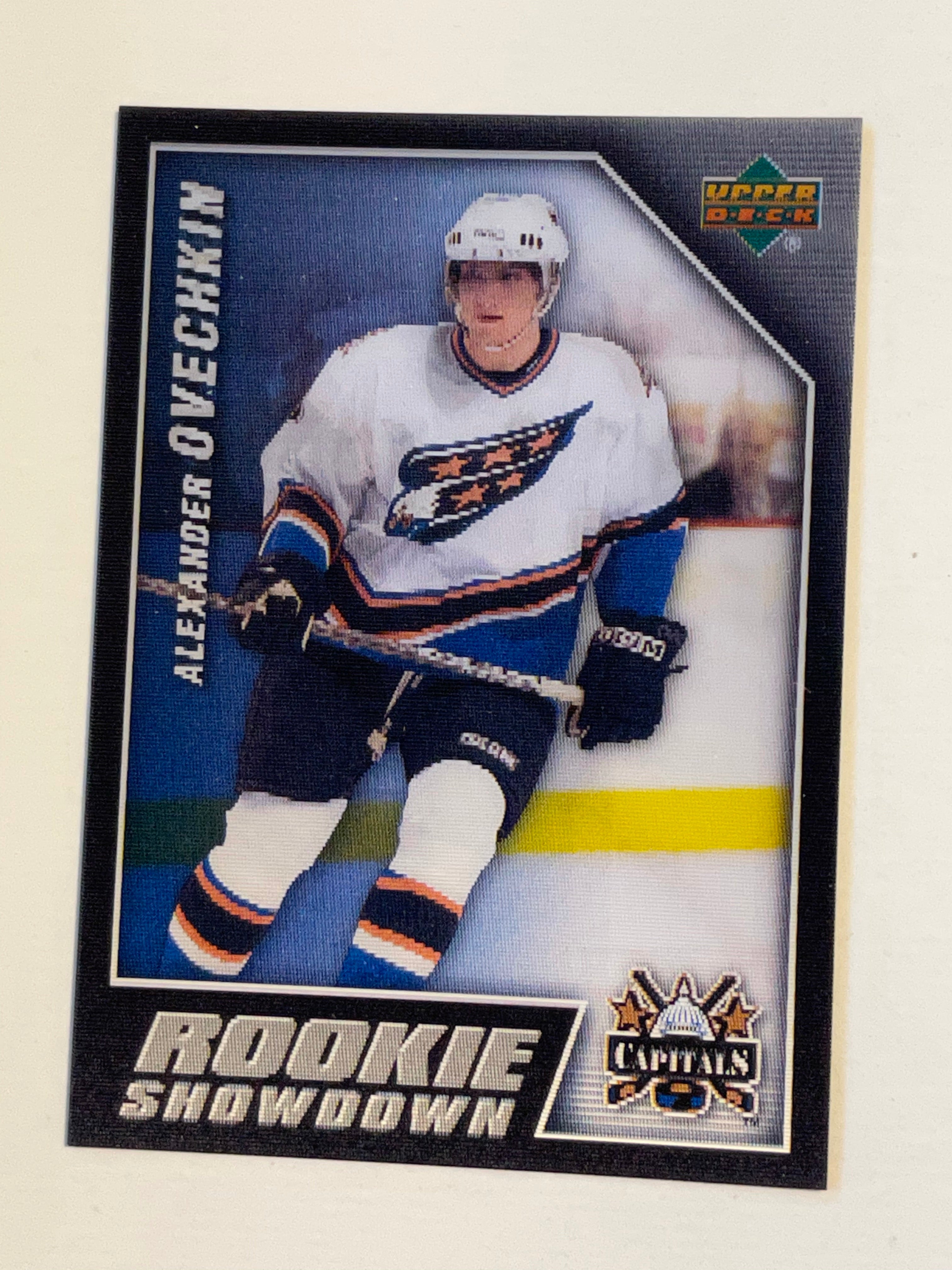 Sidney Crosby/Alexander Ovechkin Upper Deck rookies lenticular hockey Card 2005/06