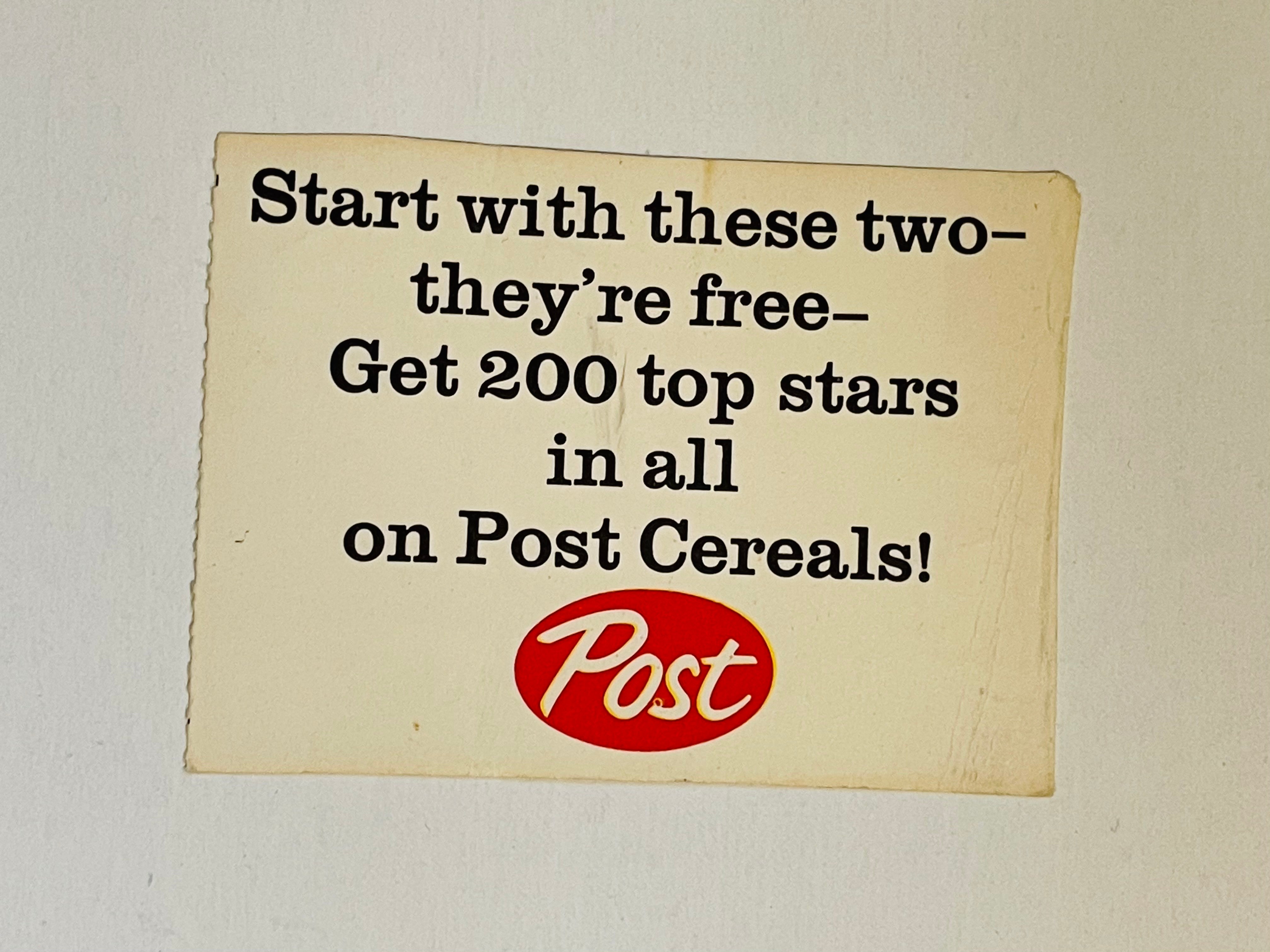 Mickey Mantle Post Cereal original high grade baseball card 1962