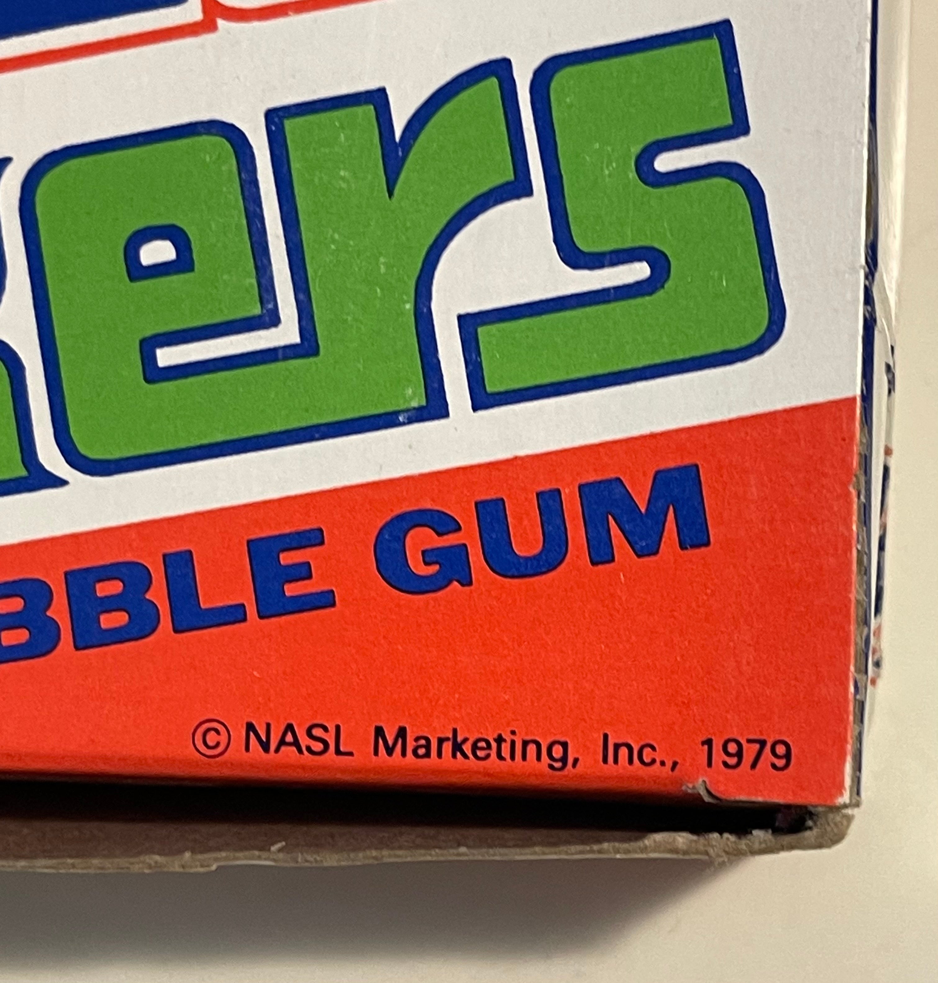 Soccer Topps NASL stickers cards 36 sealed packs box 1979