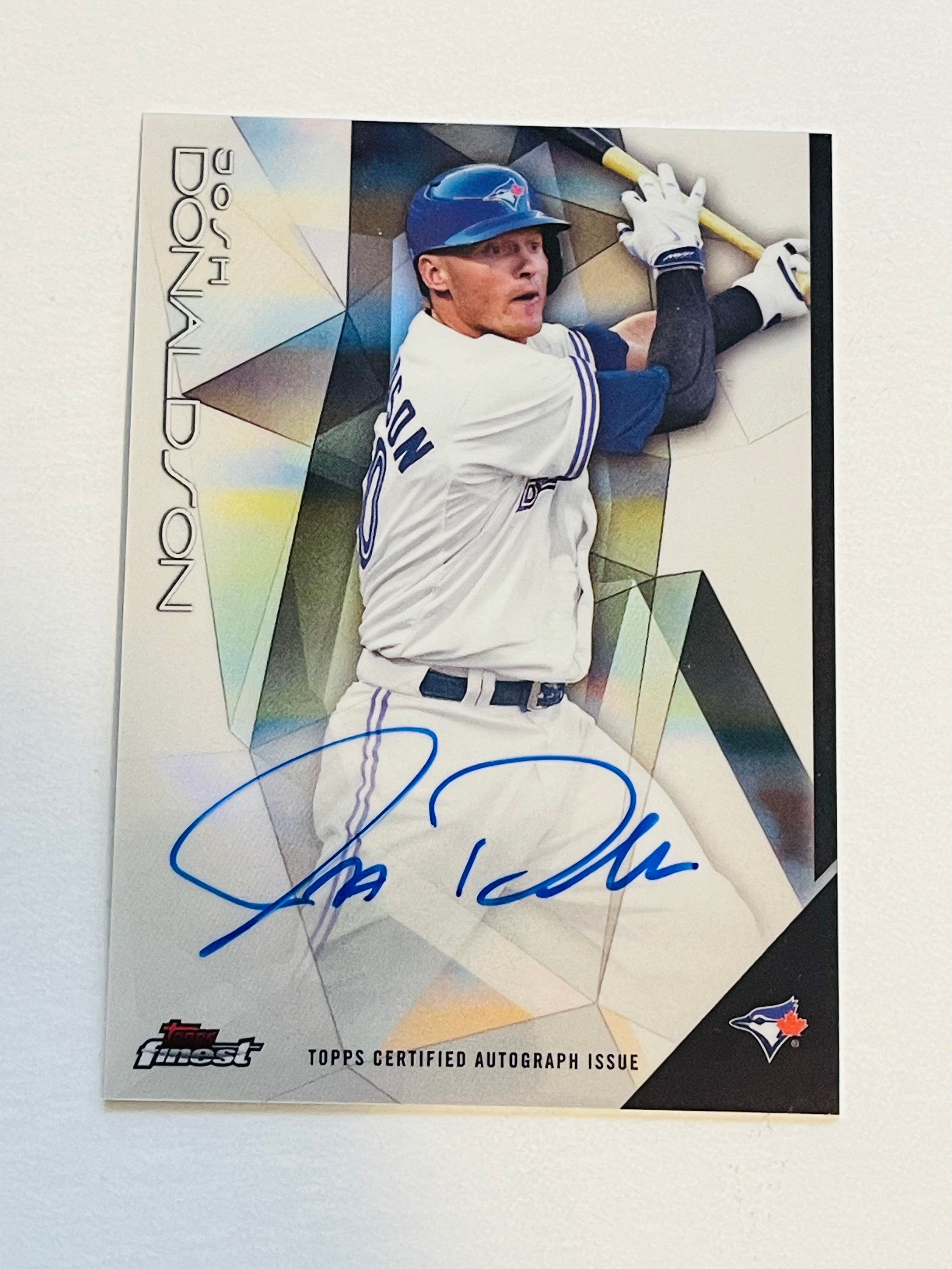 Toronto Blue jays Josh Donaldson Topps finest autograph insert baseball card
