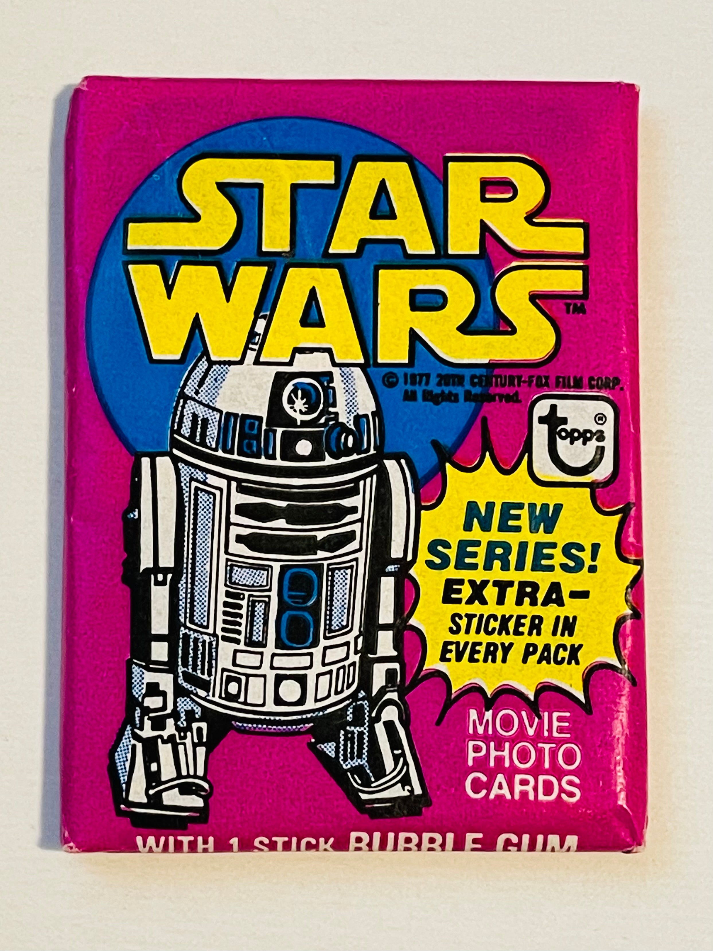 Star Wars series 3 rare cards sealed pack 1977 Star Wars series 3 rare cards sealed pack 1977