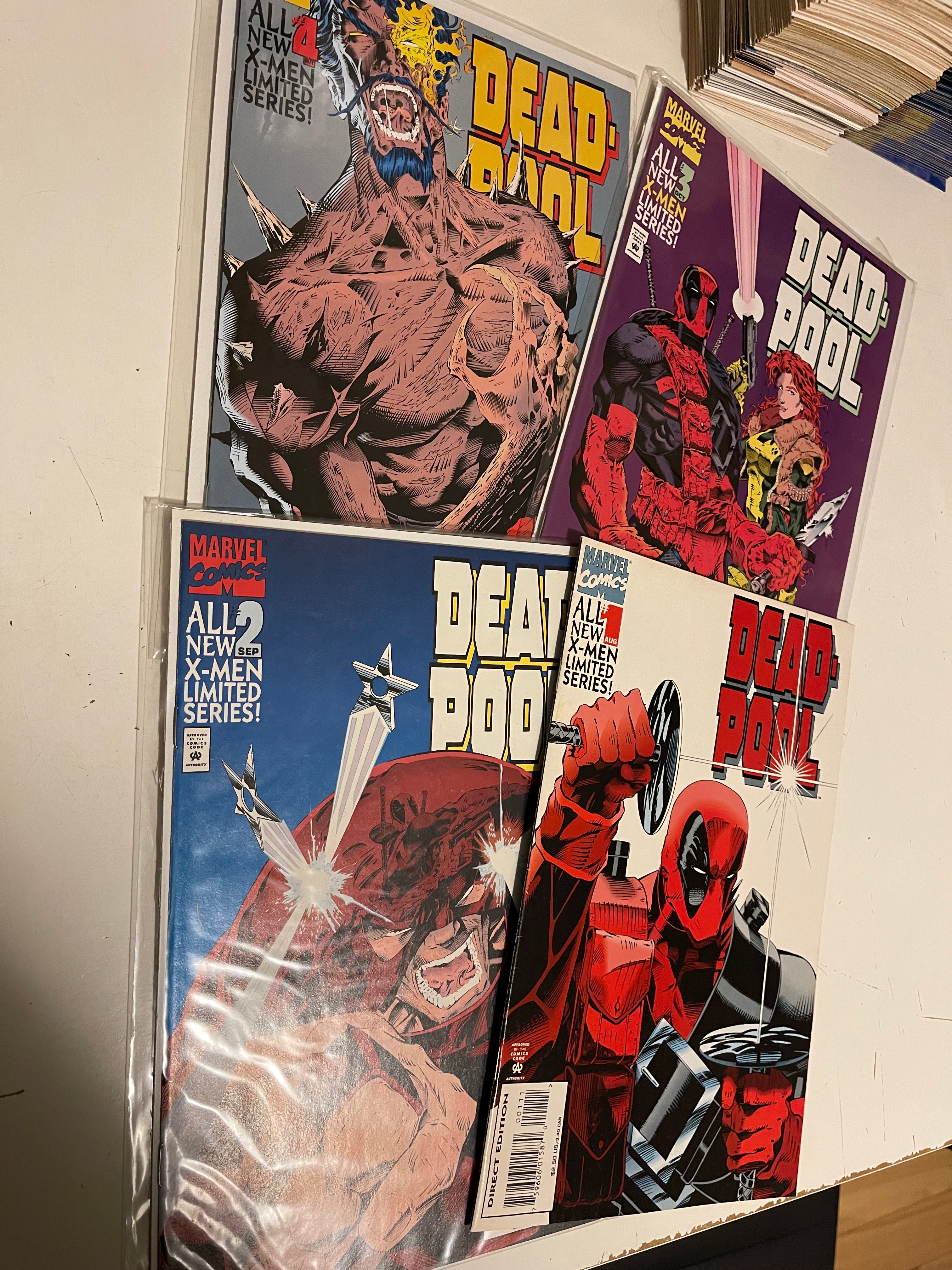 Deadpool #1-4 comic issues lot deal