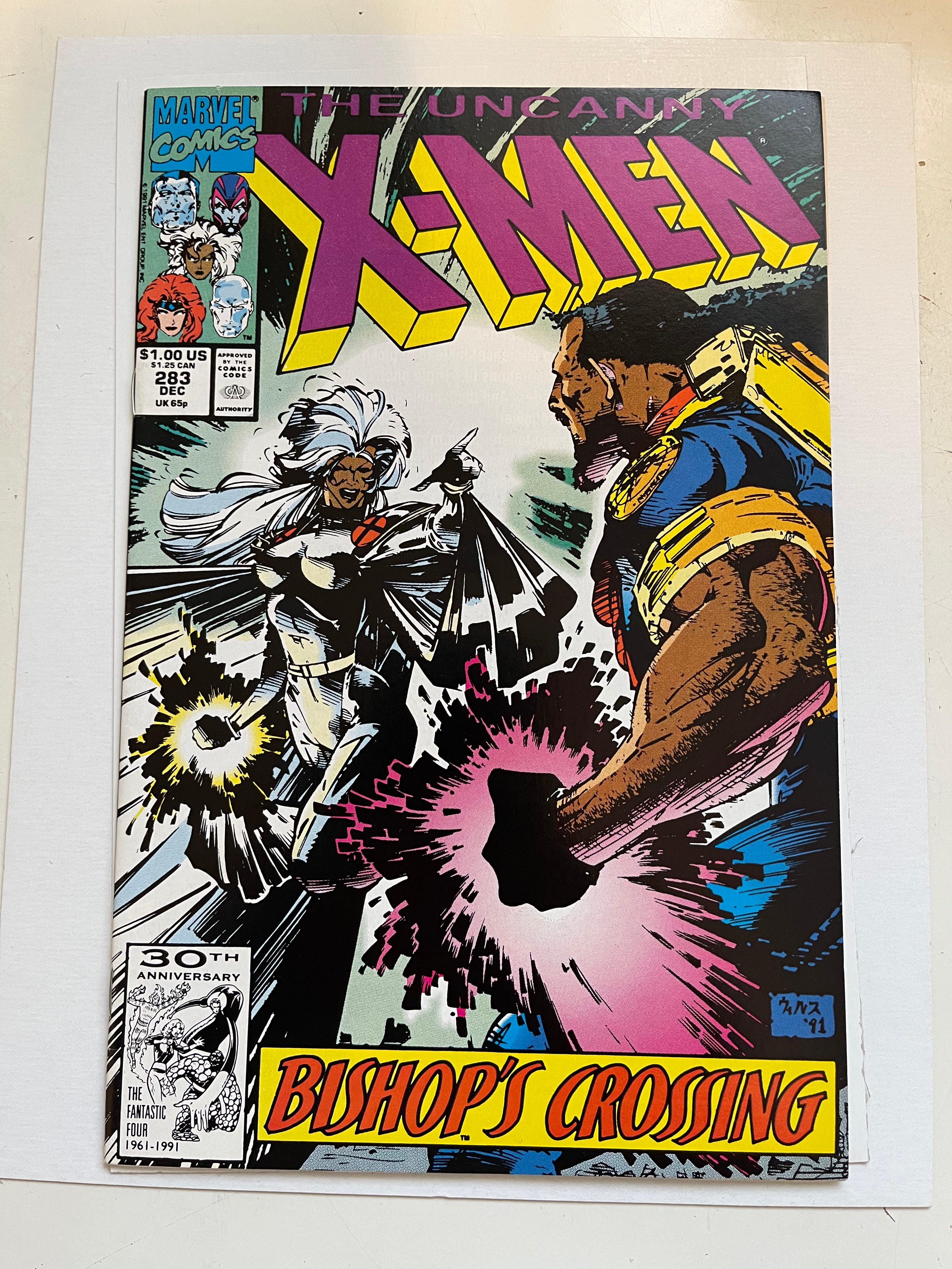 X-Men #283 1st Bishop high grade comic book