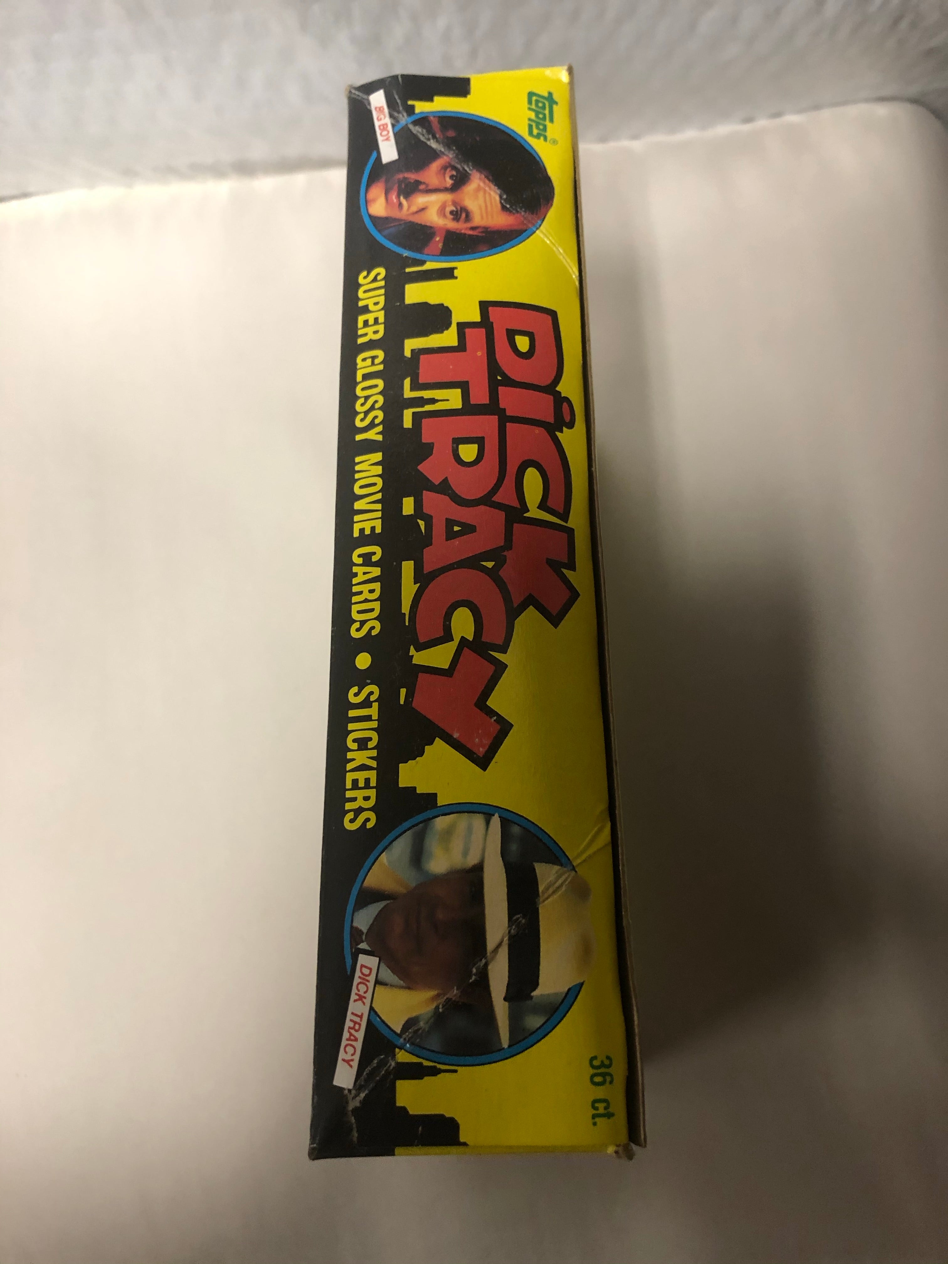 Dick Tracy movie Topps cards 36 packs box 1990