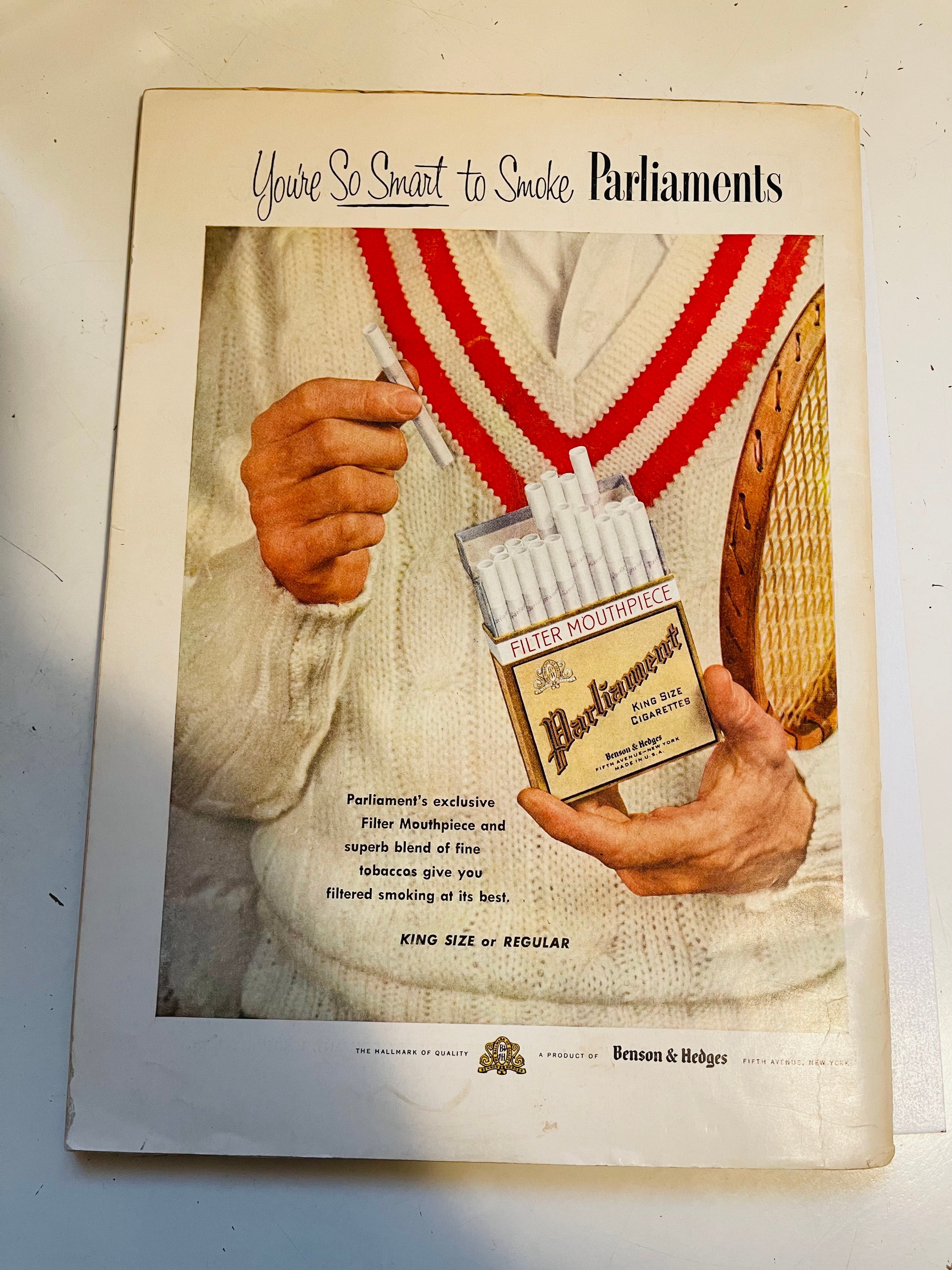 Sports Illustrated #1 rare first issue with Topps baseball cards sheet 1954