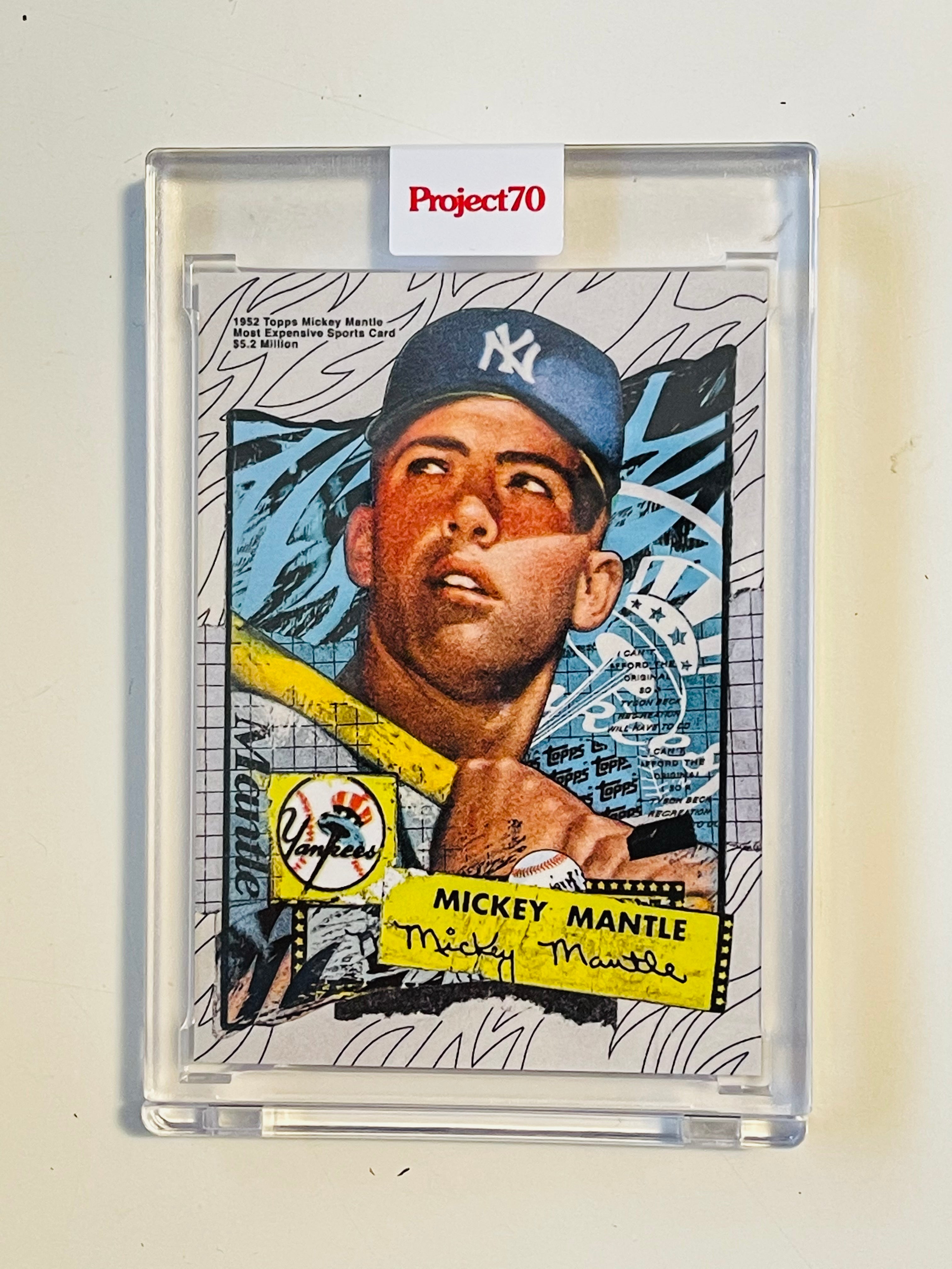 Mickey Mantle Tyson Beck limited issued baseball card 2021