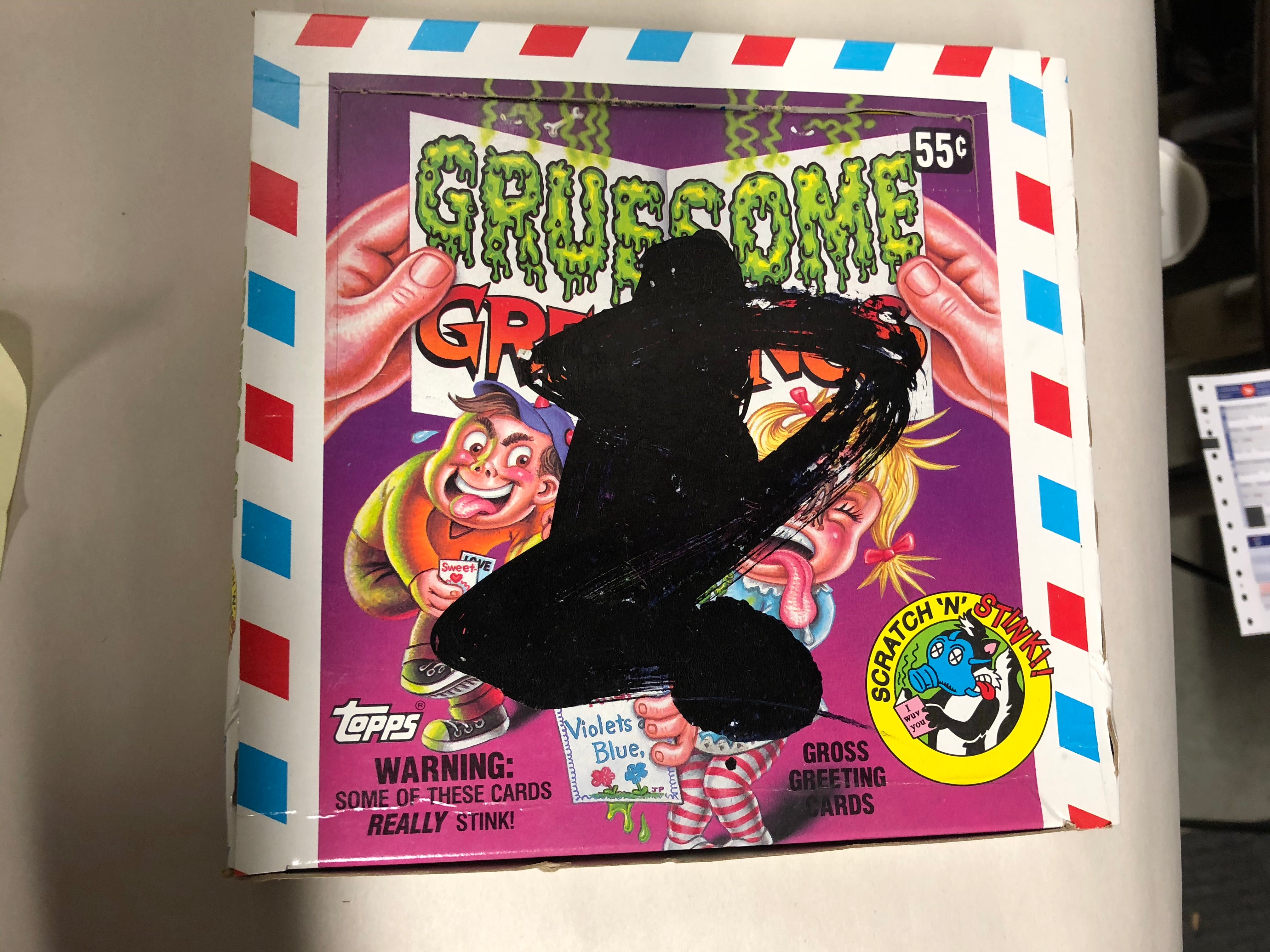 Gruesome Greeting cards 36 packs box 1992