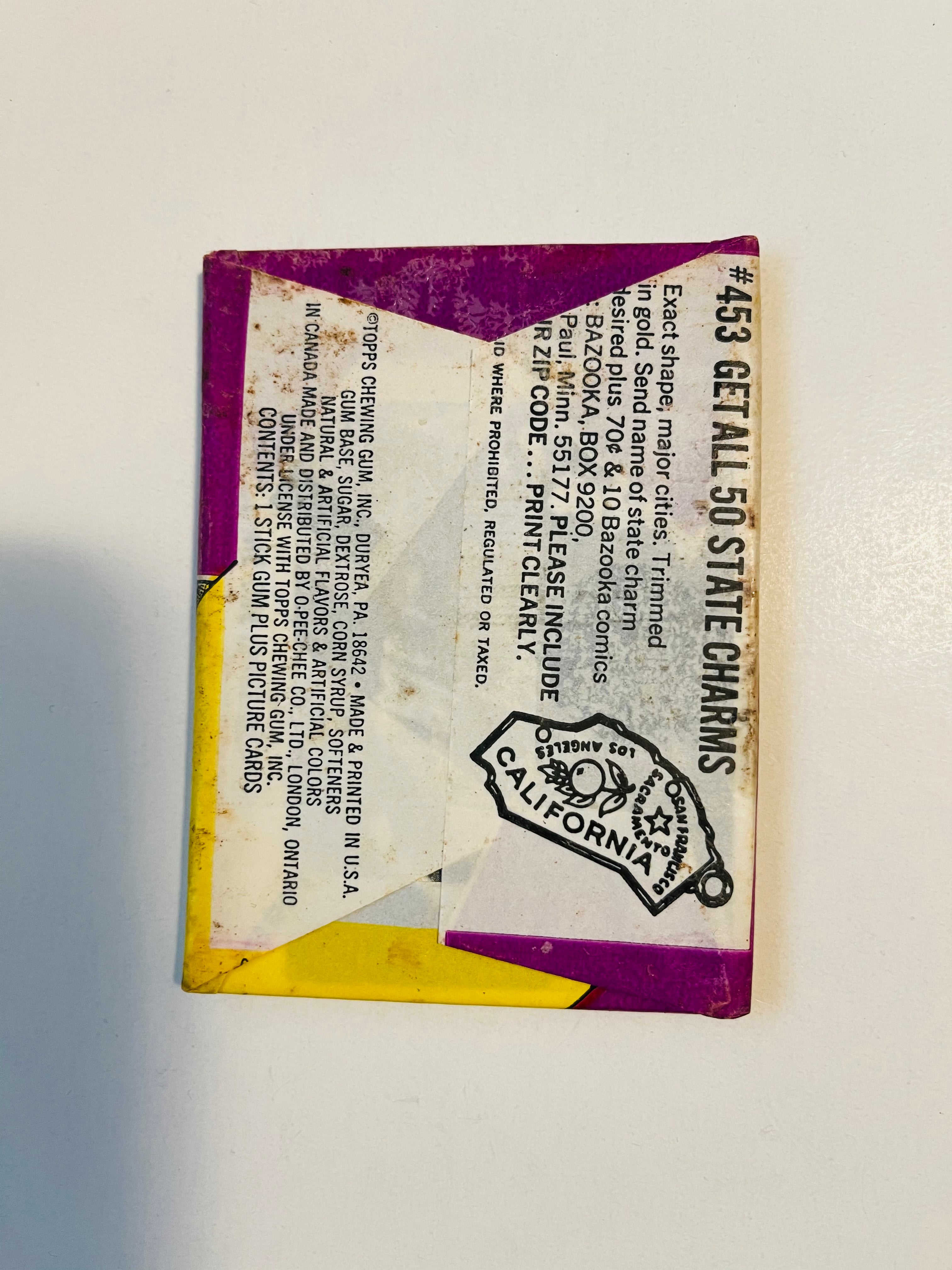 Creature Feature Horror cards sealed pack 1973