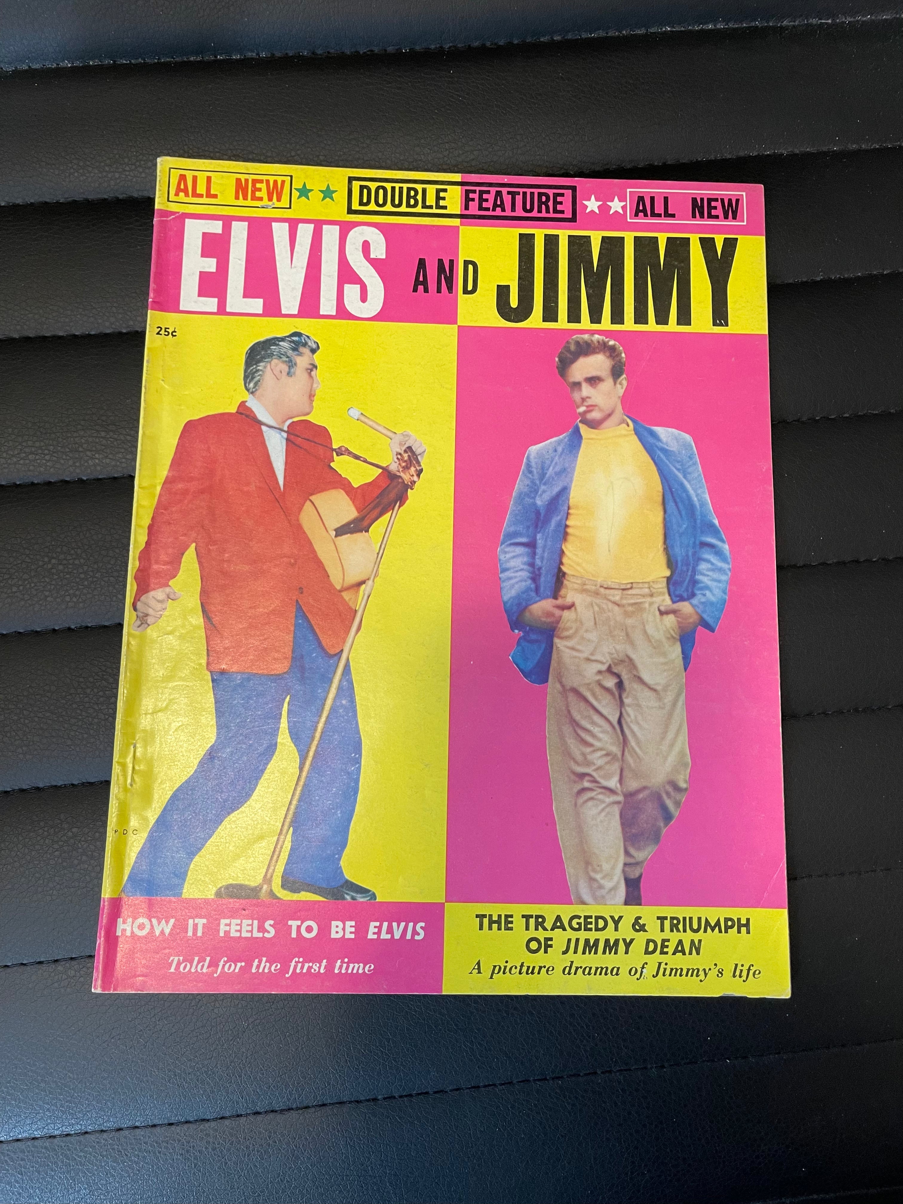 1956 Elvis / James Dean rare movie magazine