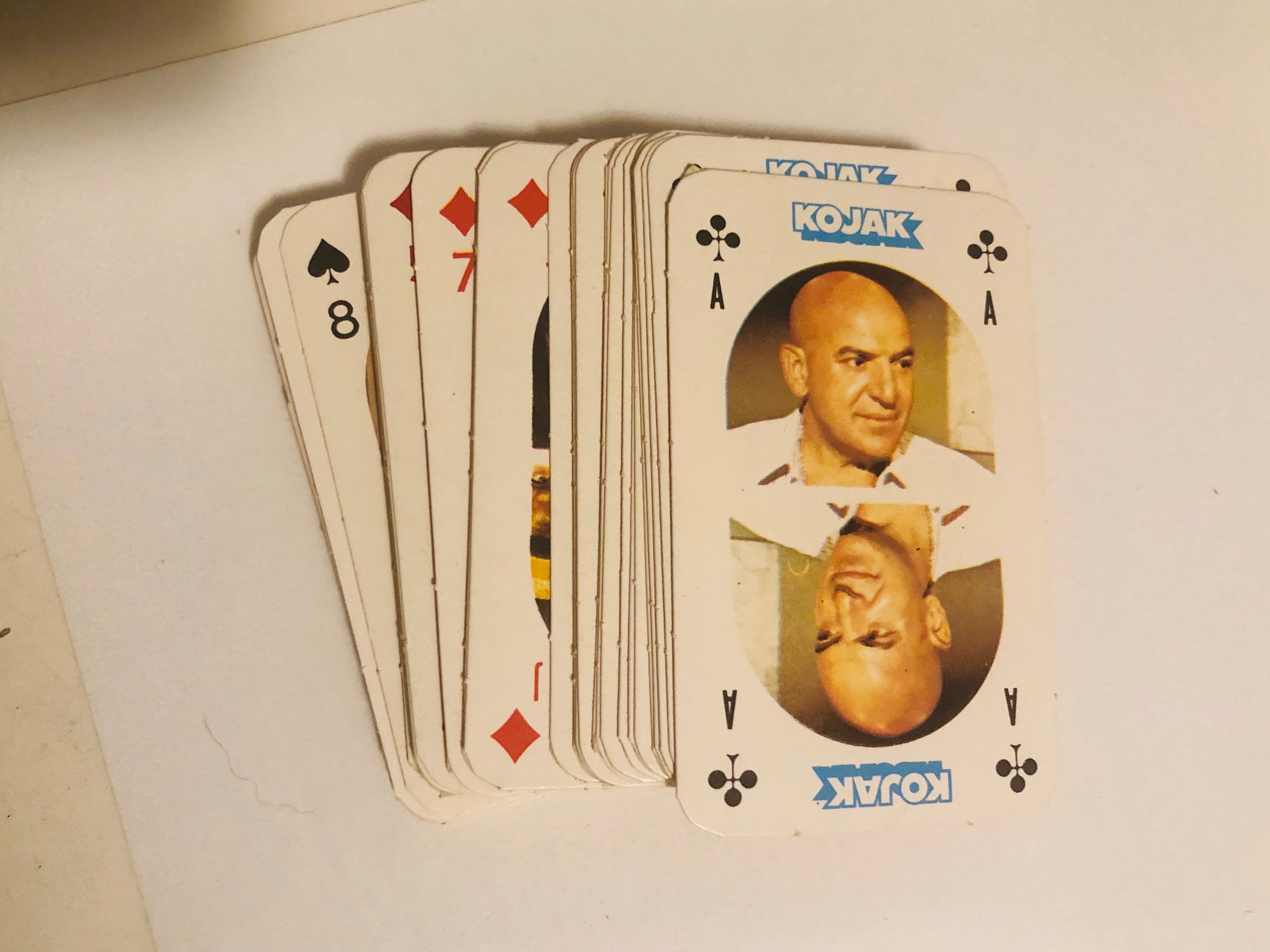 1975 Kojak cop tv show cards set and subsets