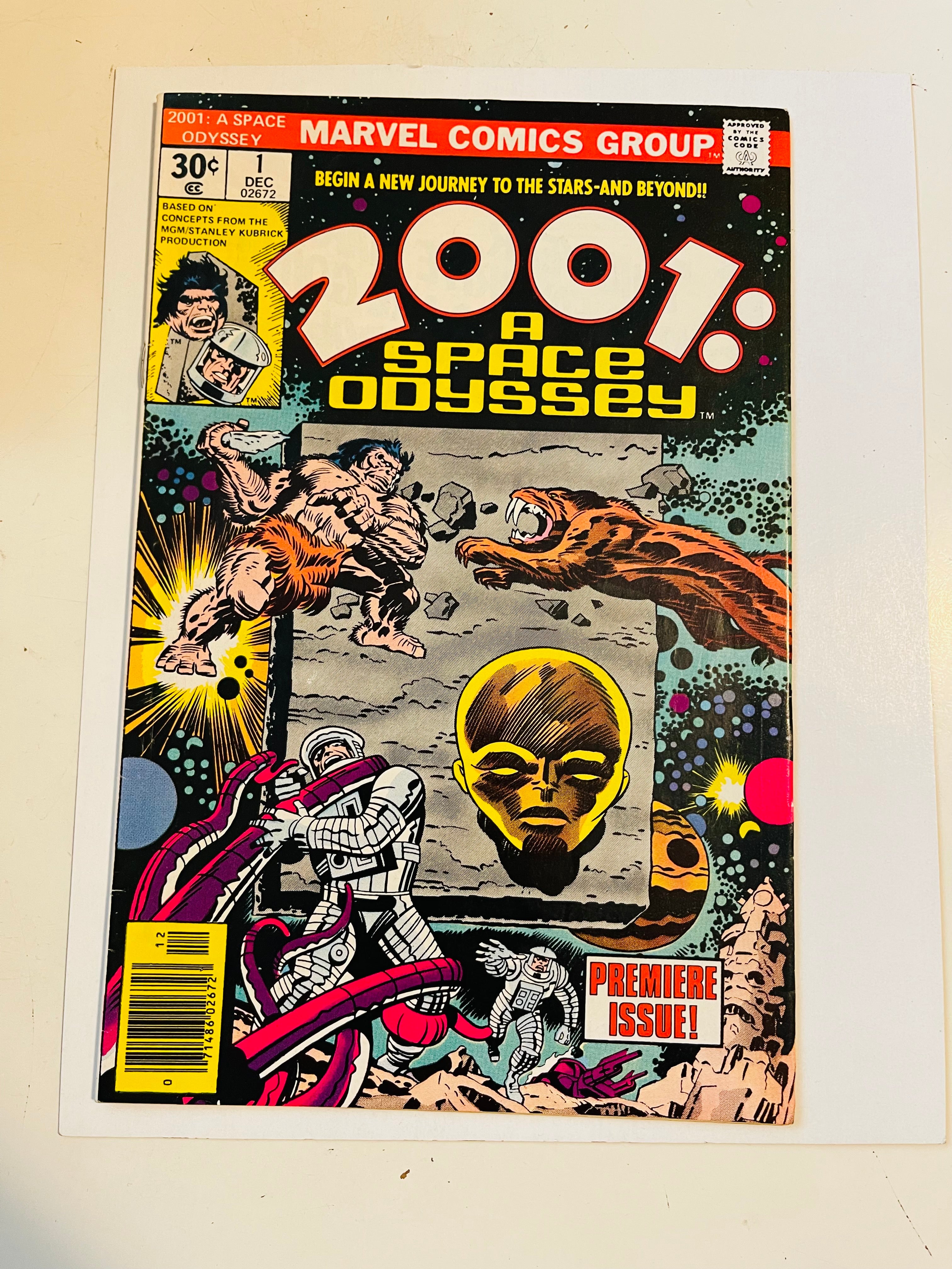2001 A Space Odyssey movie #1 comic book 1970s
