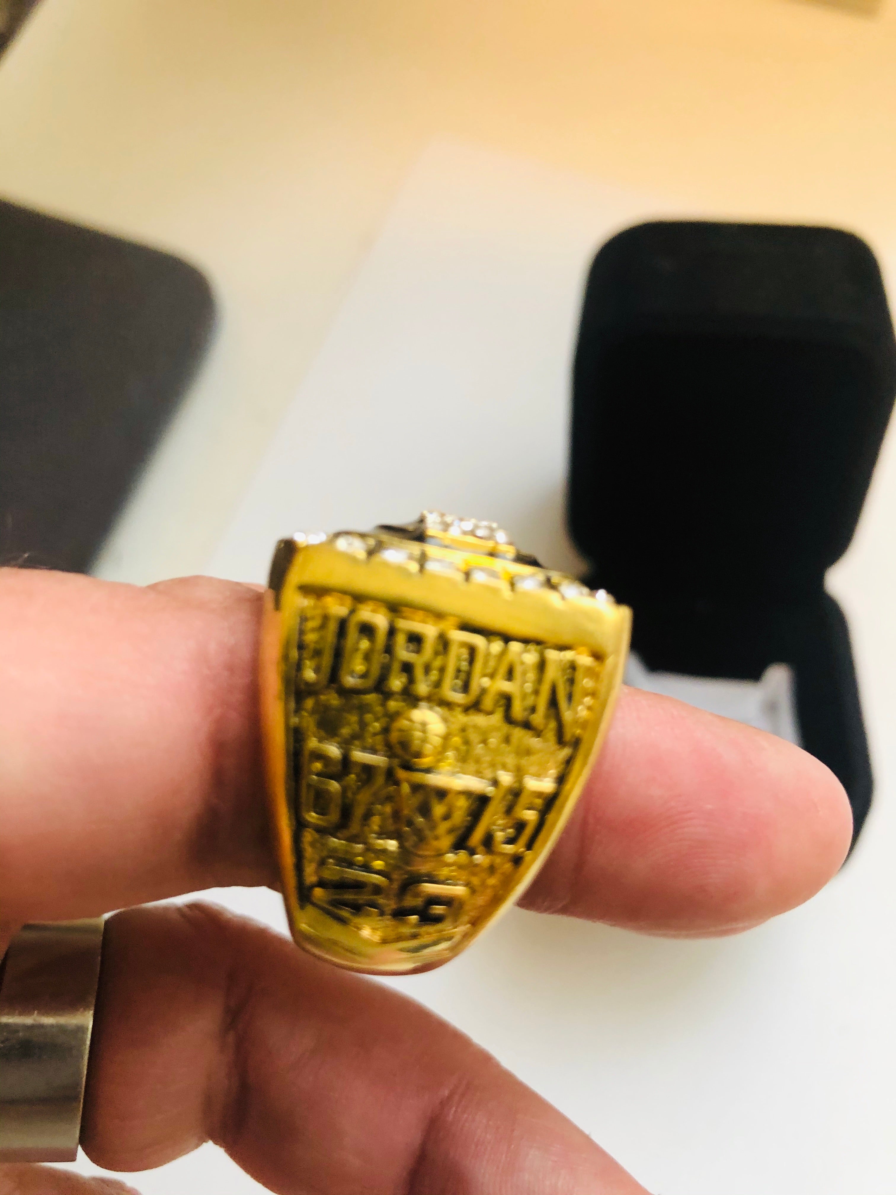 Michael Jordan NBA Chicago Bulls Champions replica ring 1991-92