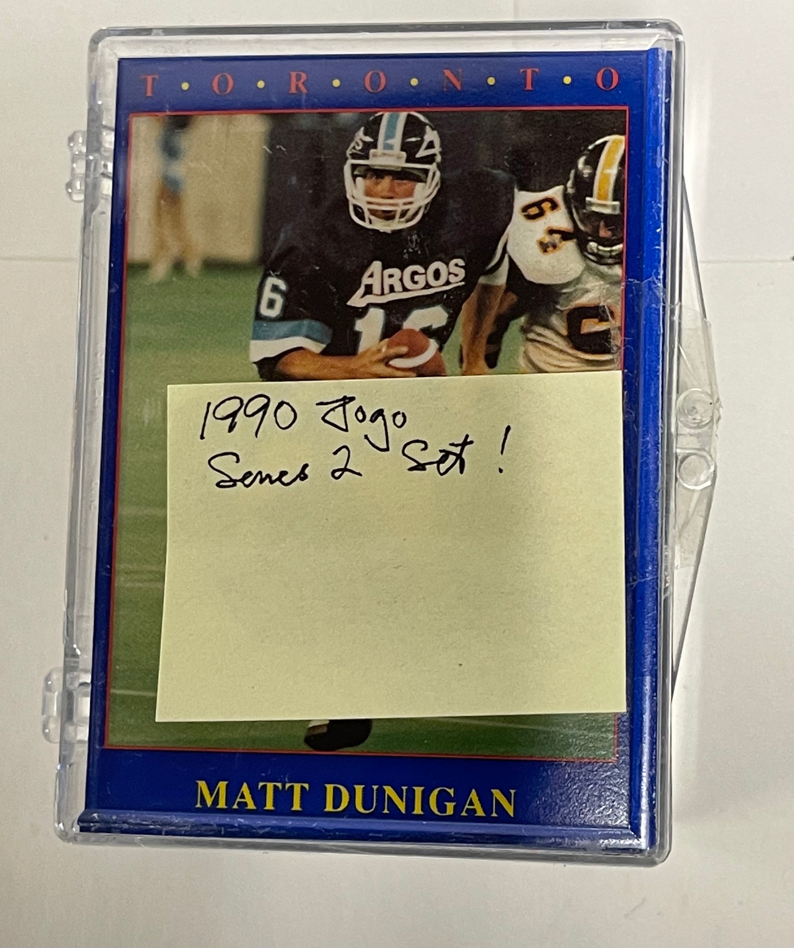 1990 Jogo series 2 high grade CFL football cards set