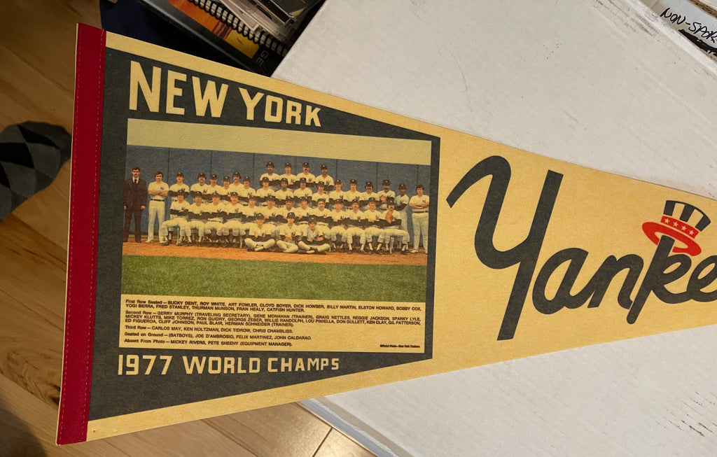 Vintage New York Yankees pennant : r/baseballcards