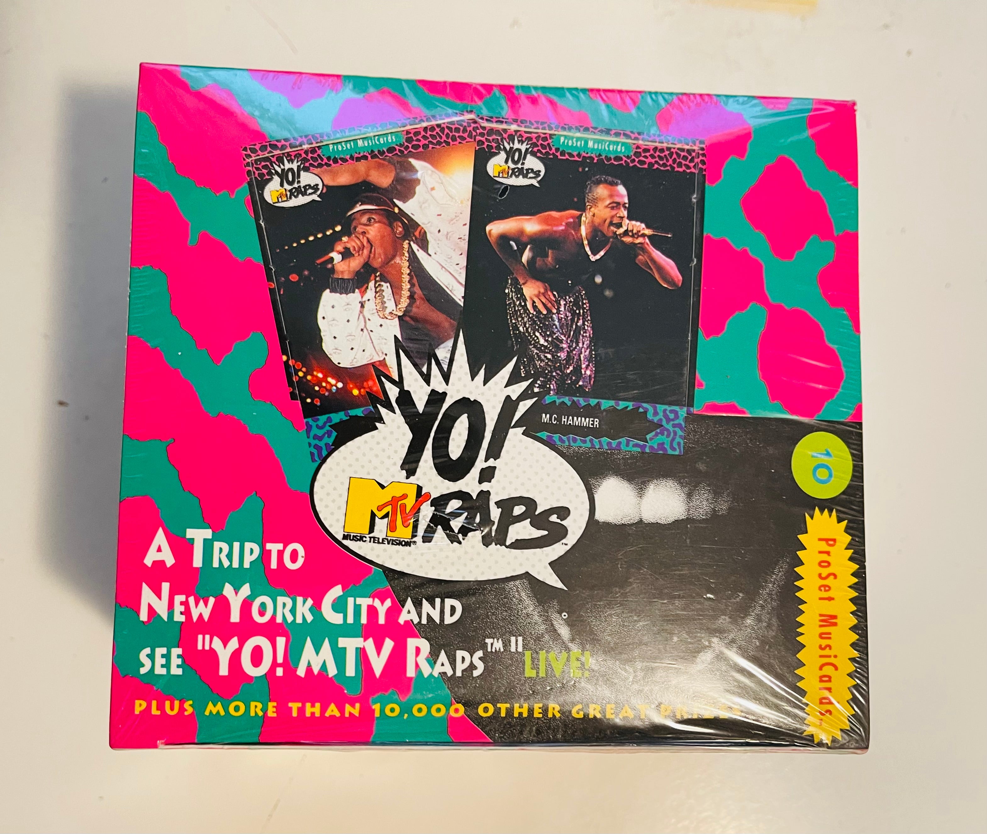 Yo MTV Rappers rare 36 card packs factory sealed box 1991