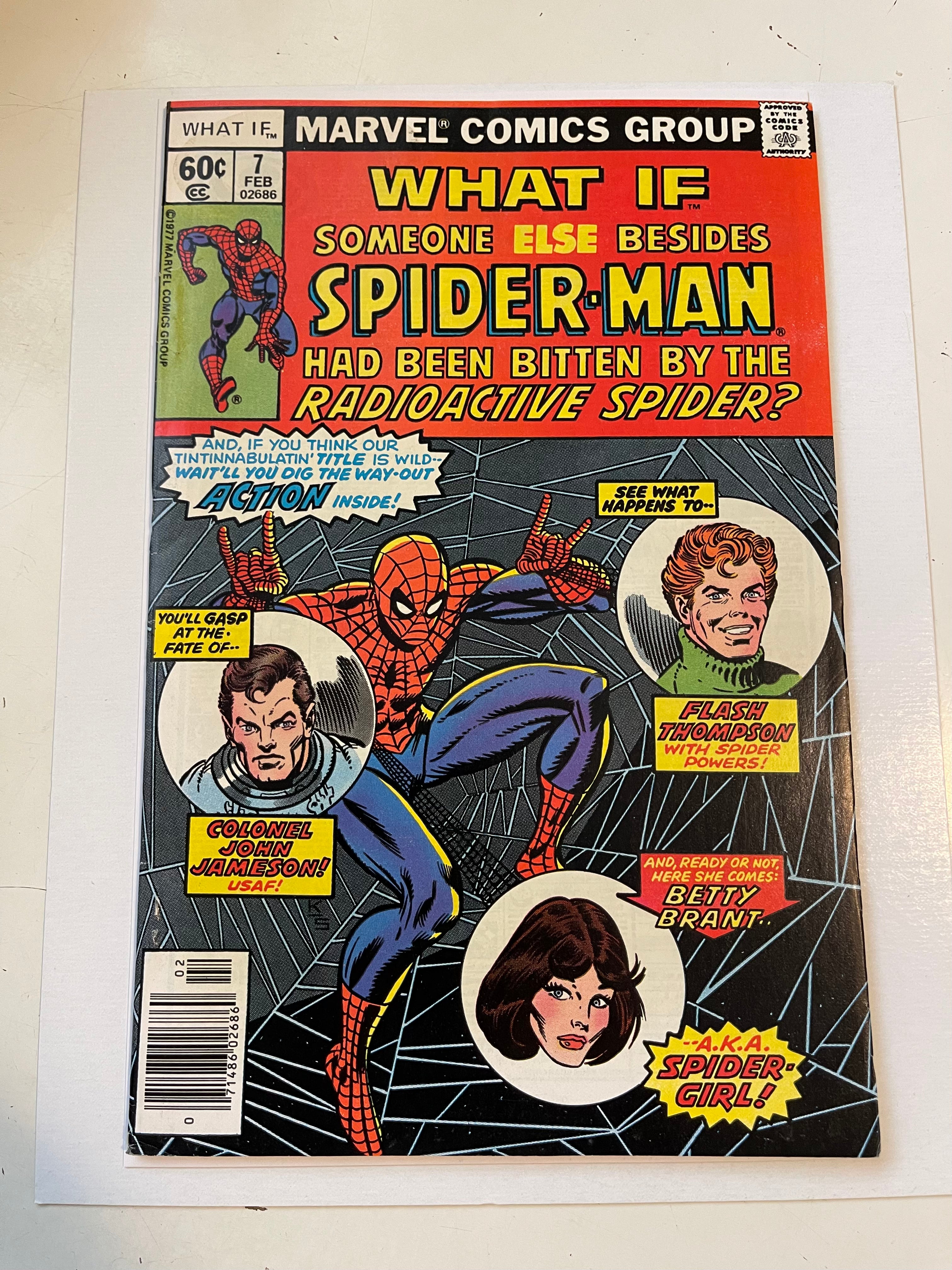 What If #7 Spider-Man high grade comic book 1977