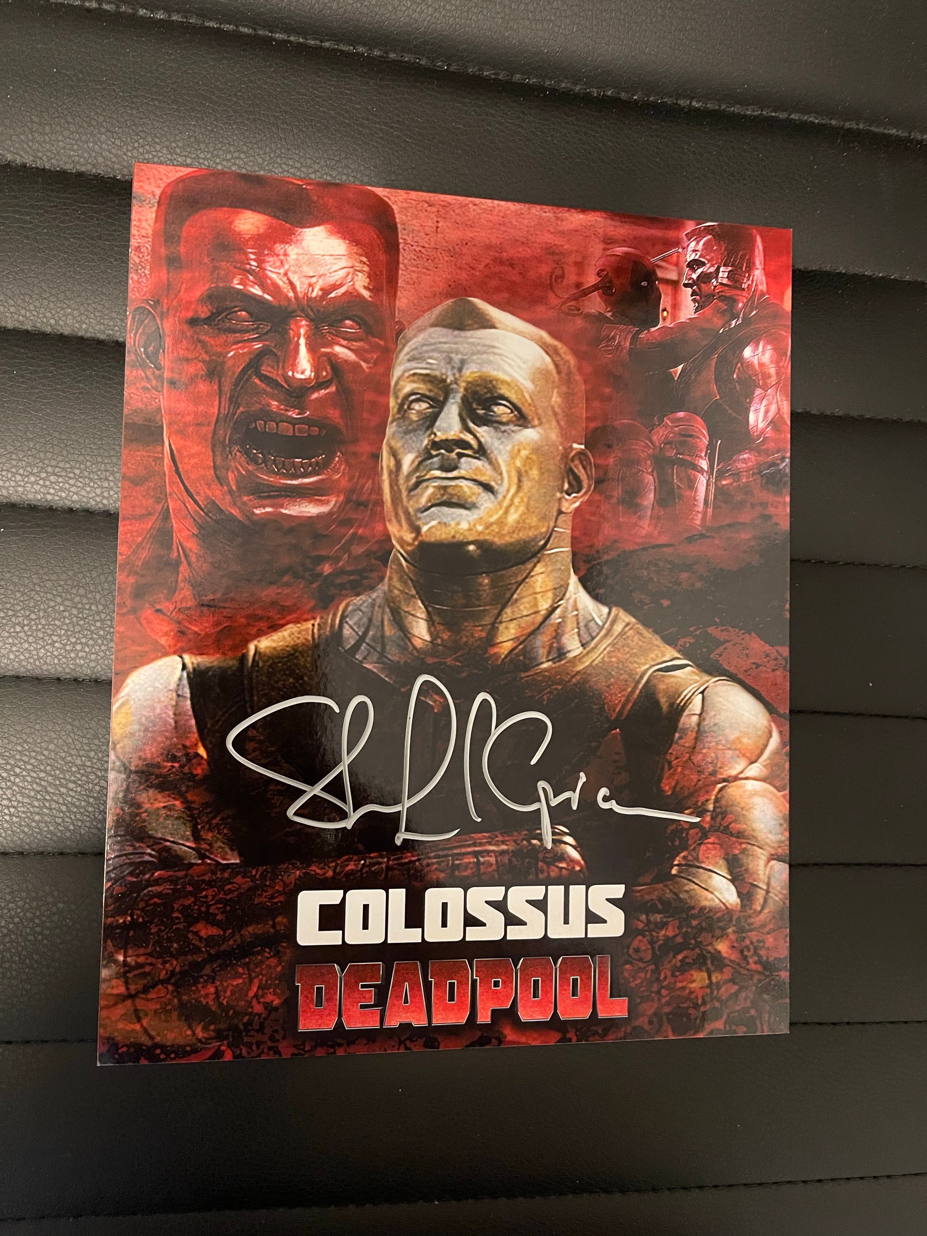 X-Men Colossus Stefan Kapisic autograph 8x10 photo with COA