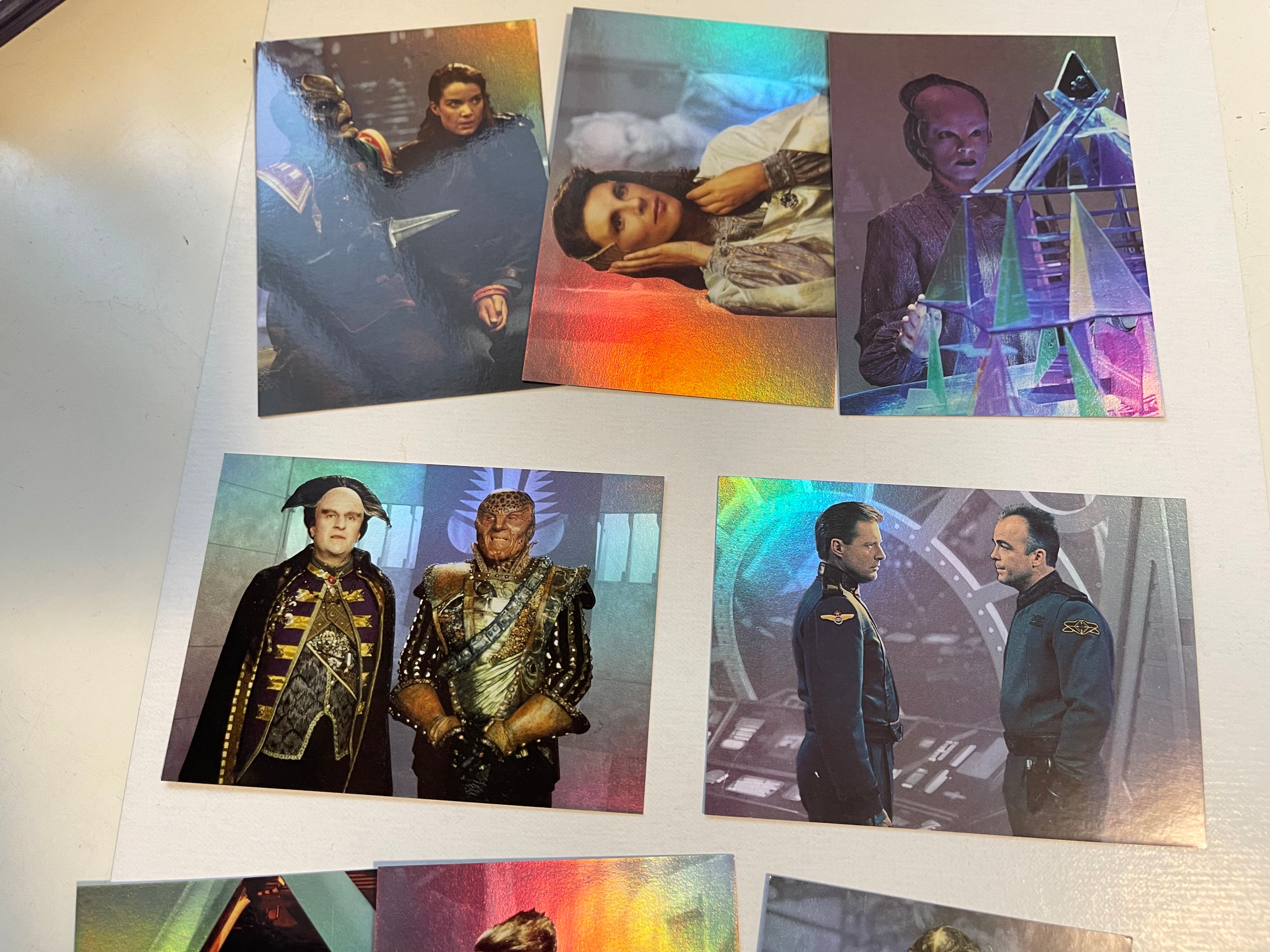 Babylon 5 Prismatic foil insert cards set 1995